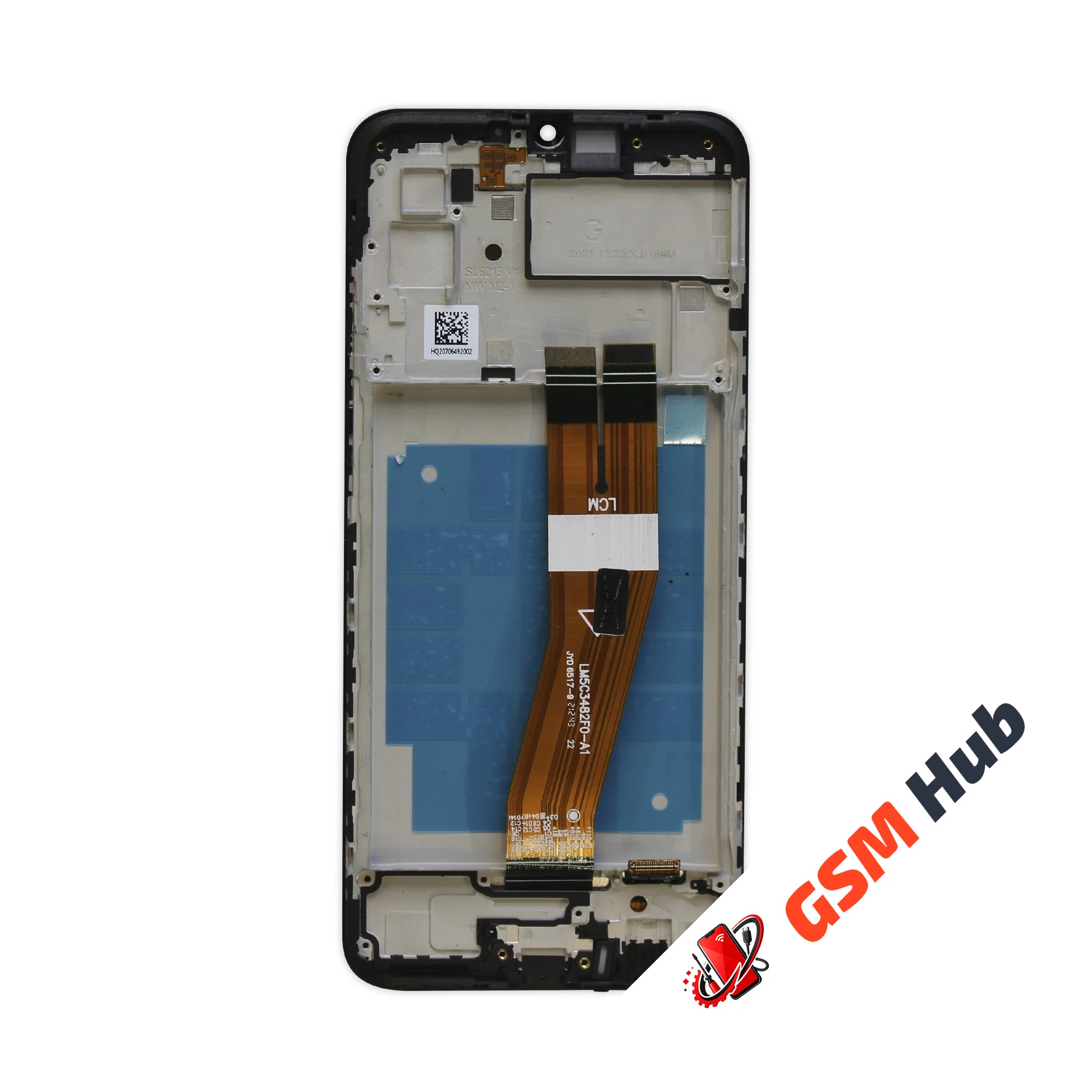 Дисплей Samsung Galaxy A03 (A035F) REF (В рамке) (Черный)