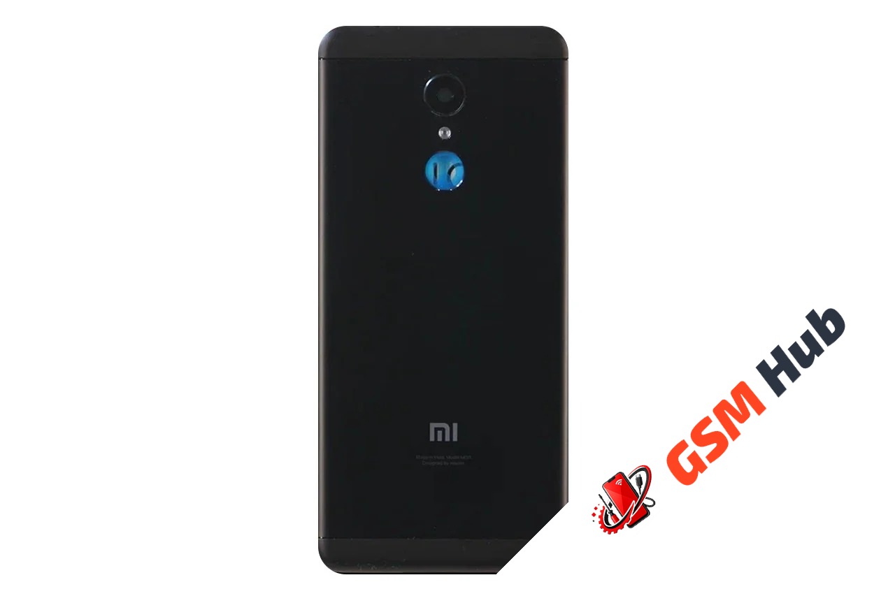Задняя крышка Xiaomi Redmi 5 (MDG1) (Черный) (Со стеклом камеры) Premium