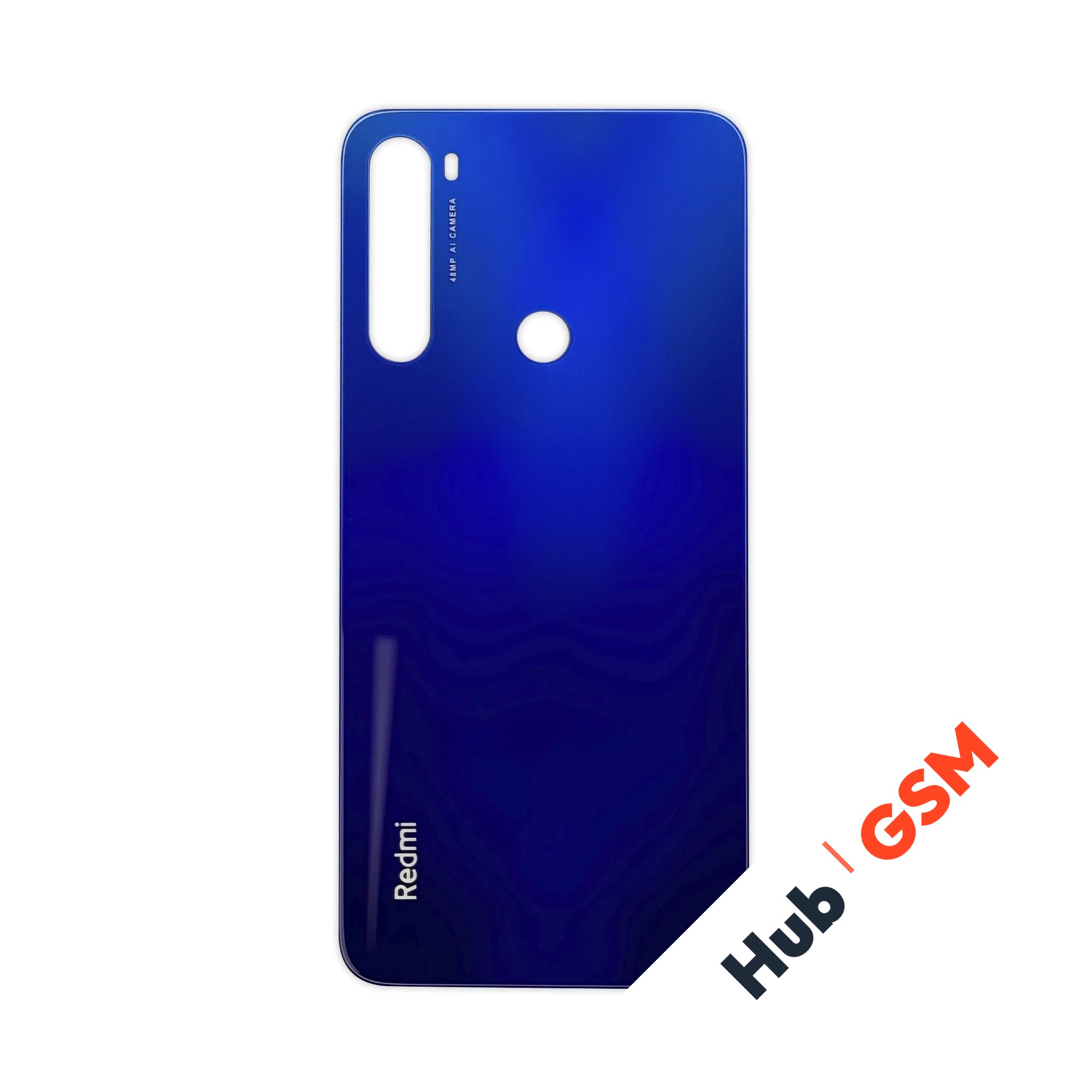 Задняя крышка Xiaomi Redmi Note 8T (M1908C3XG) (Синий) (Со стеклом камеры) Premium