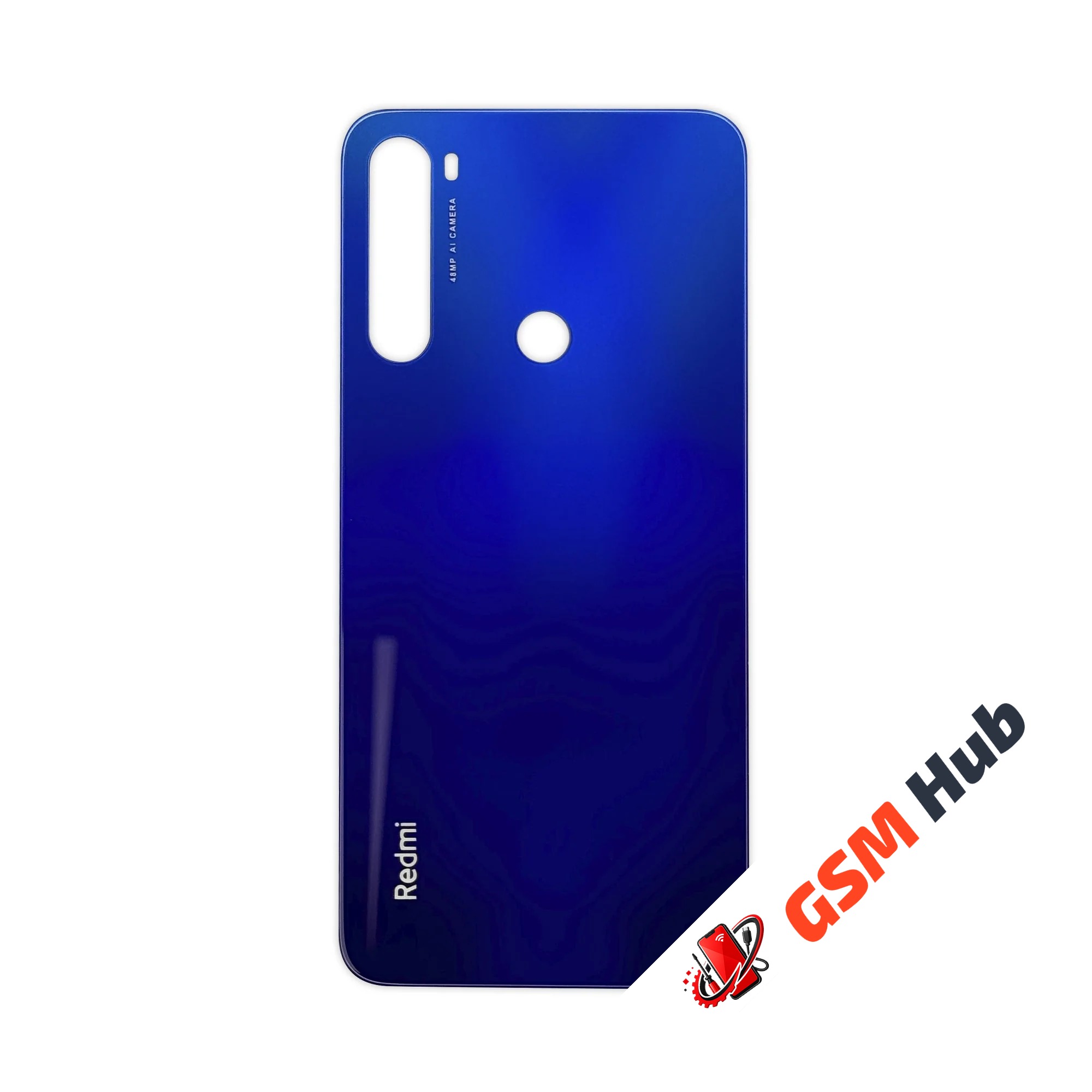 Задняя крышка Xiaomi Redmi Note 8T (M1908C3XG) (Синий) (Со стеклом камеры) Premium