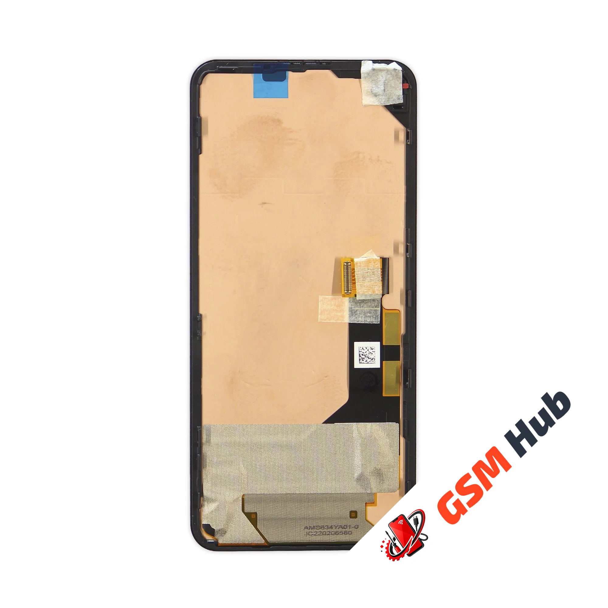 Дисплей Google Pixel 5A (G1F8F/G4S1M) (Оригинал) (В рамке) (Черный) KRYON