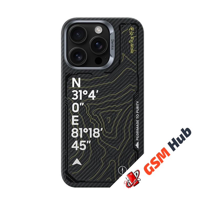 Чехол Benks ArmorAir MagSafe Kevlar iPhone 16 Pro 600D PC Camera (Black)