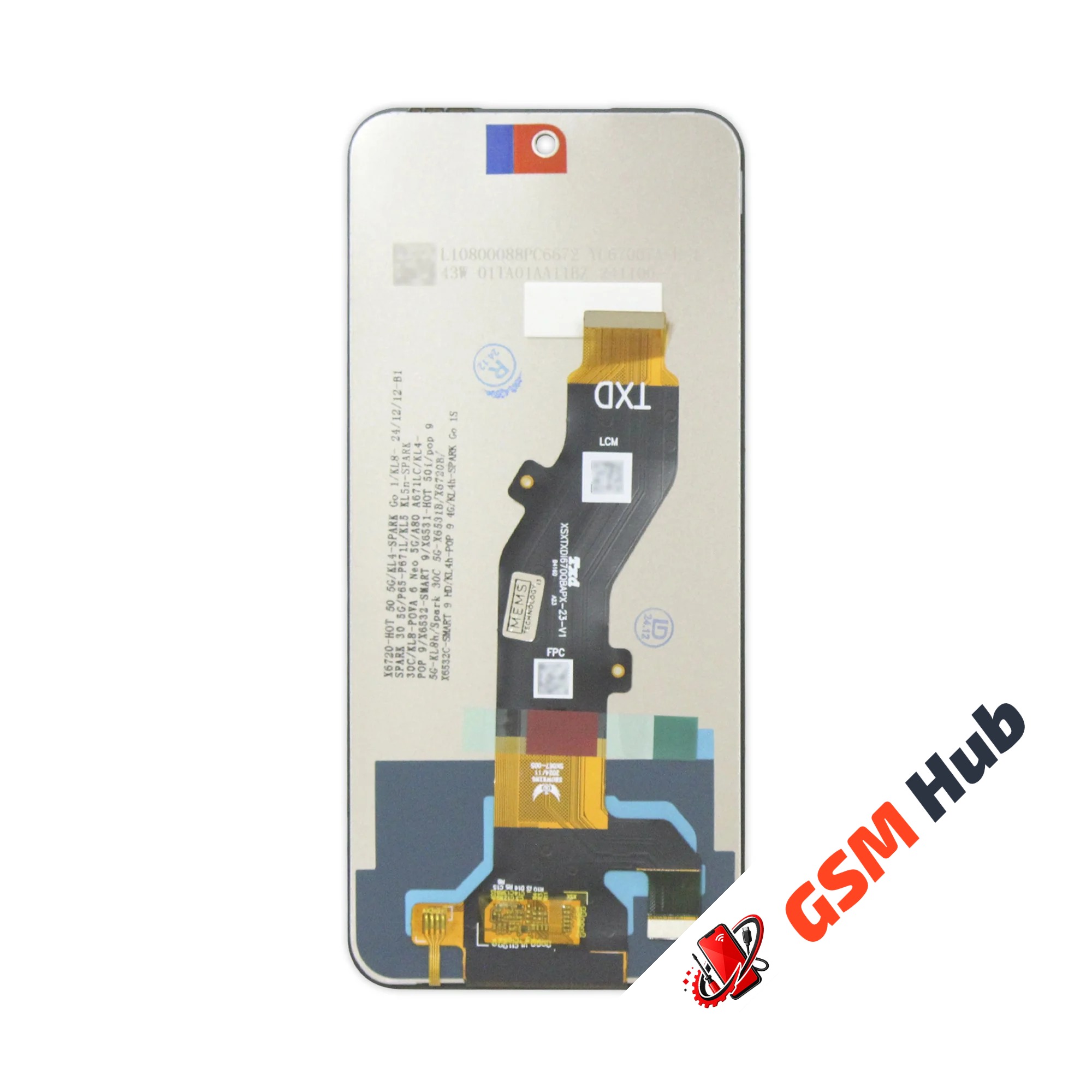 Дисплей Infinix Smart 9 (X6532) (Оригинал) (Черный) KRYON