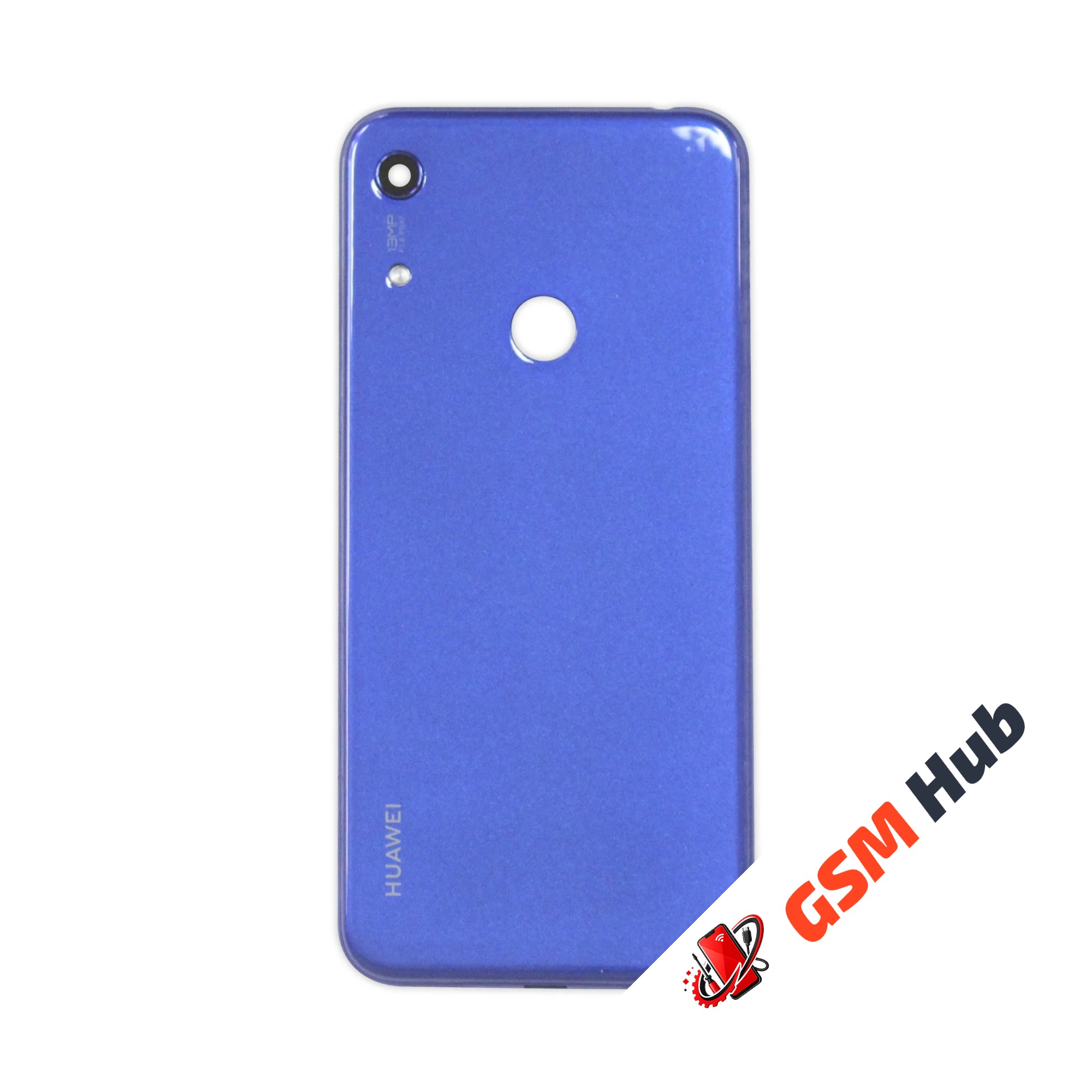 Задняя крышка Huawei Honor 8A / 8A Pro (JAT-LX1 / JAT-L41) (Синий) (Со стеклом камеры) Premium