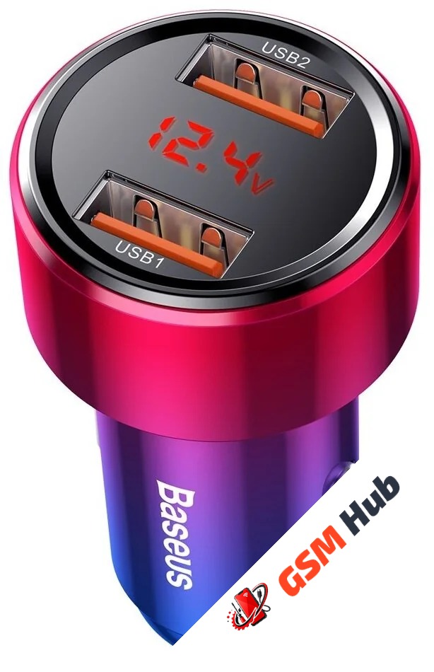 АЗУ с дисплеем Baseus Magic Series Dual QC (Быстрая зарядка) (45W) (Черный)