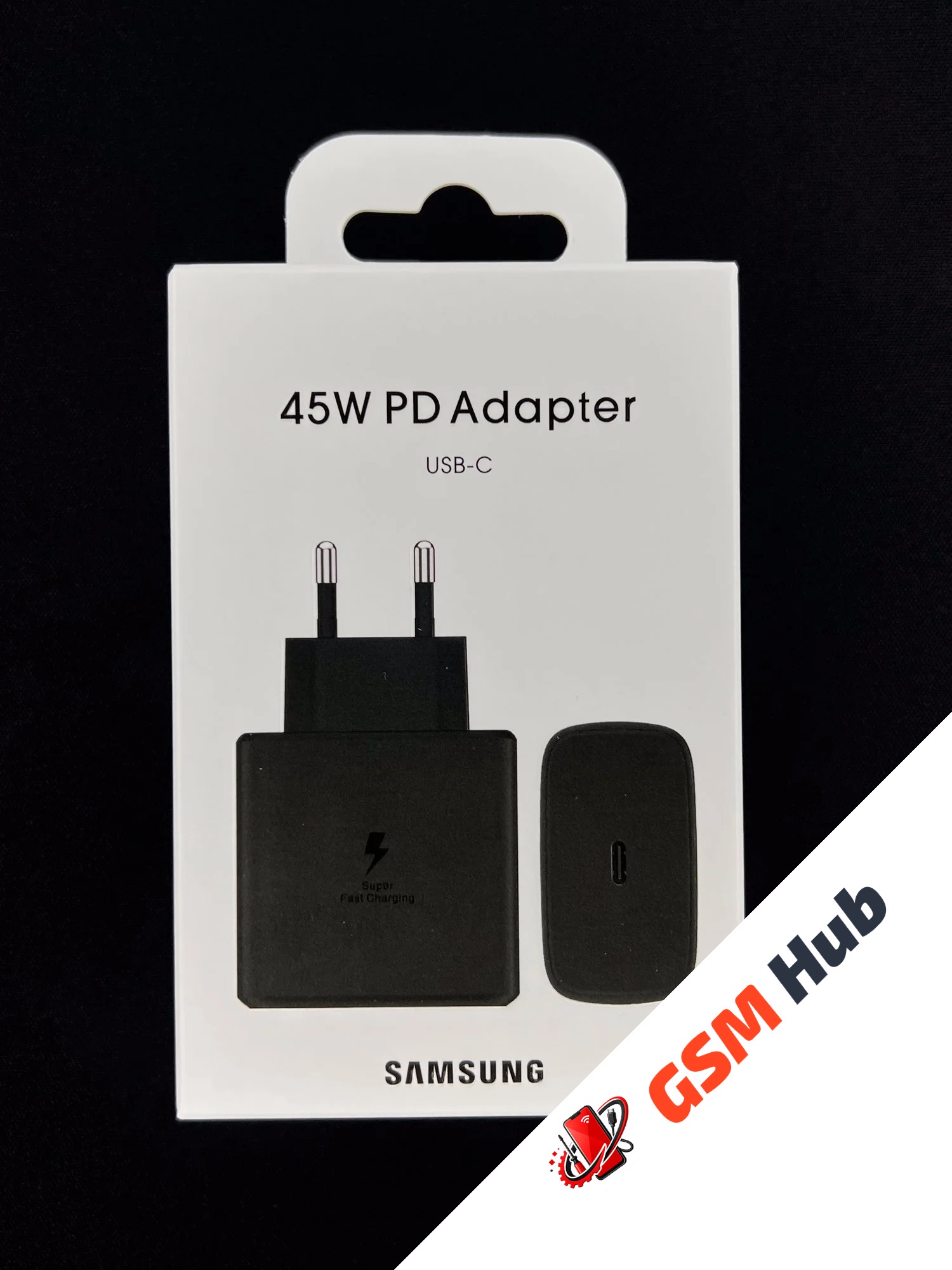 Сетевой адаптер Samsung 45W USB-C (Черный) Service Pack 100% OR