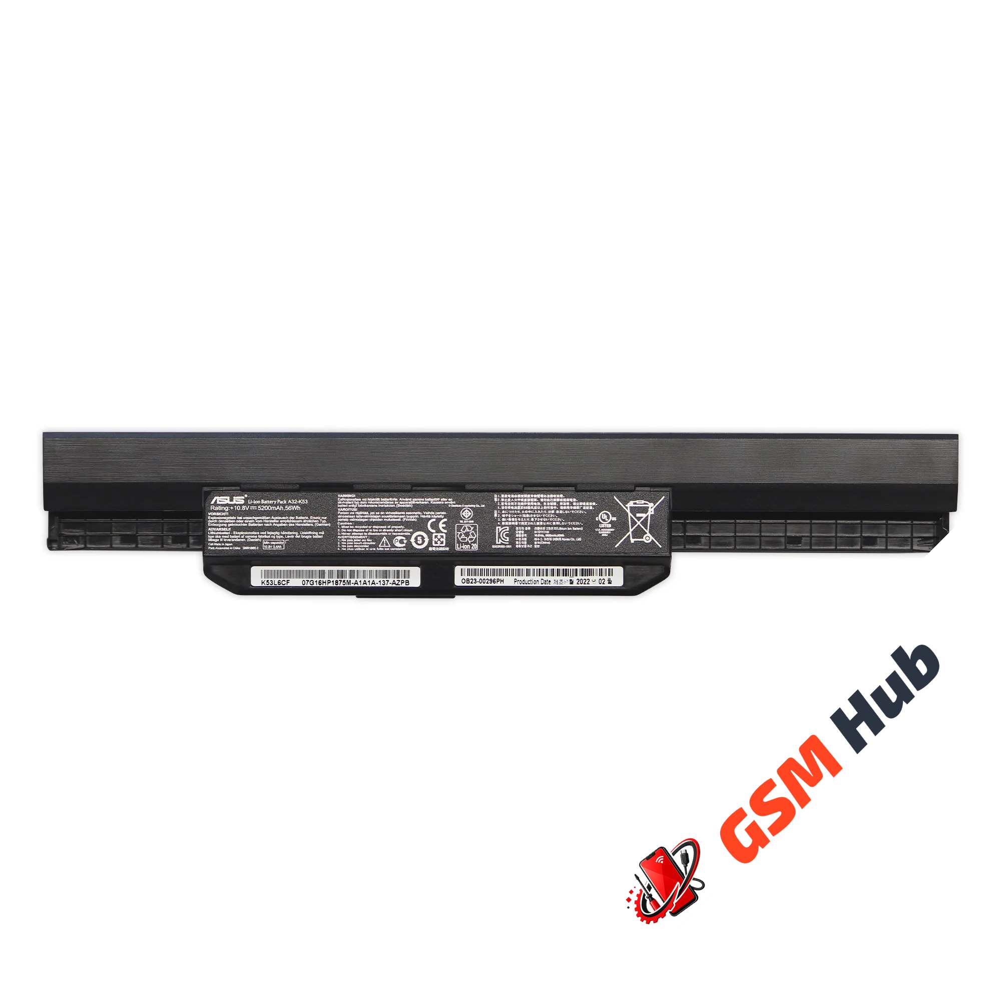 Аккумулятор Asus A43 / A53 / A54 / A83 / A84 / K43 / K53 / K54 / K84 / X43 / X44 / X53 / X54 / 5200m