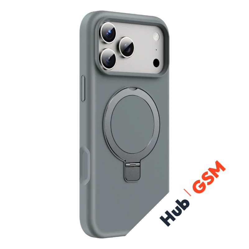 Чехол Keephone Magi Pro MagSafe iPhone 17 Pro (Natural Titanium/Gray)