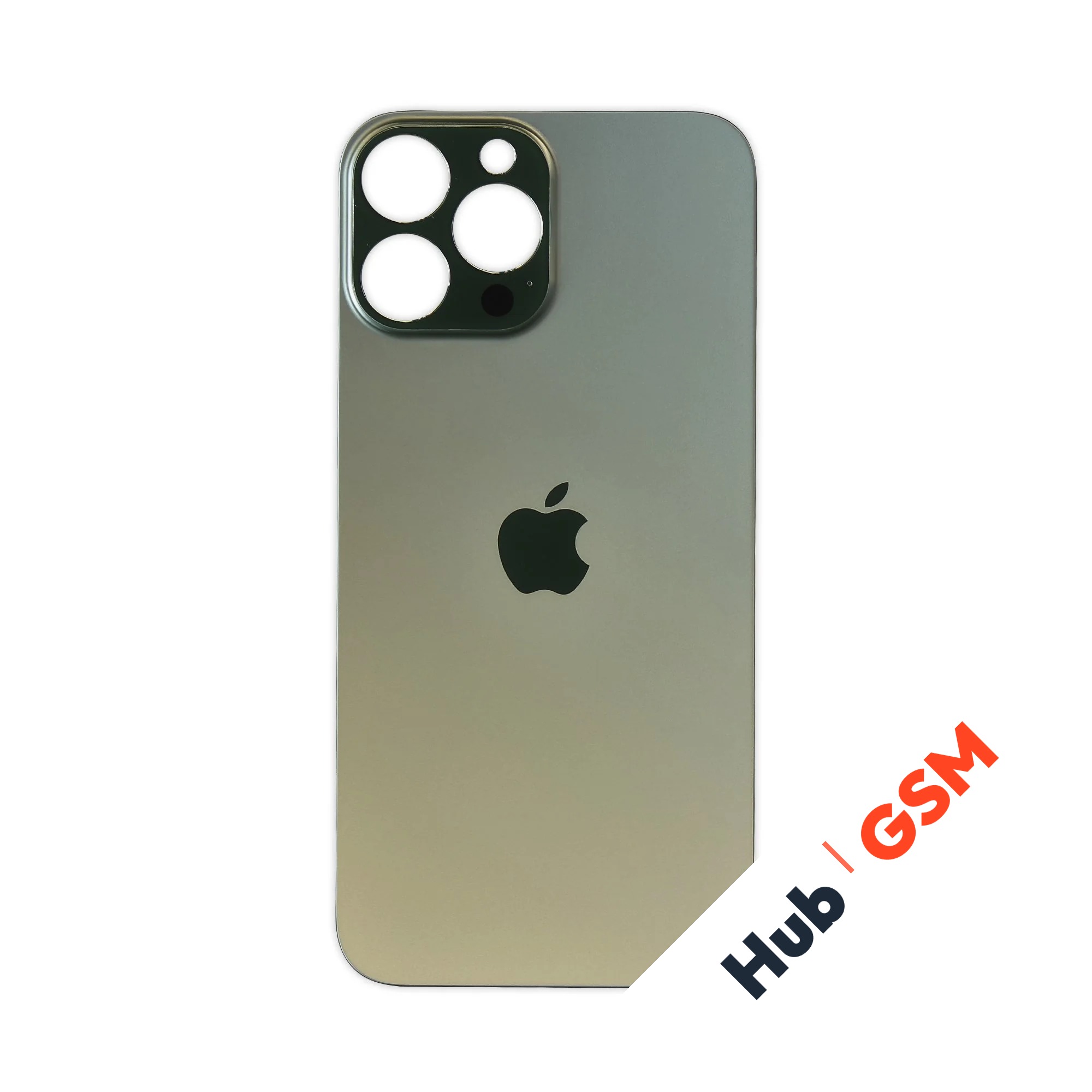 Задняя крышка (стекло) Широкий вырез iPhone 13 Pro Max (Green)