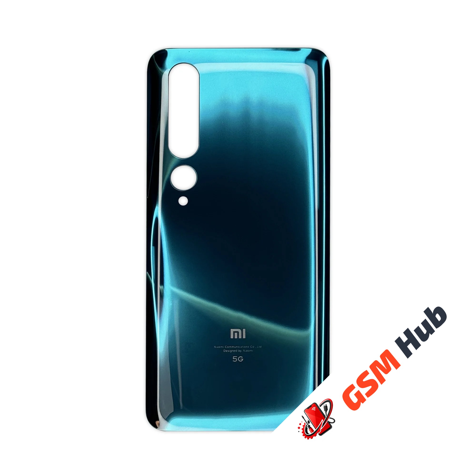 Задняя крышка Xiaomi Mi 10 5G (M2001J2G) / Mi 10 Pro (M2001J1G) (Зеленый) Premium