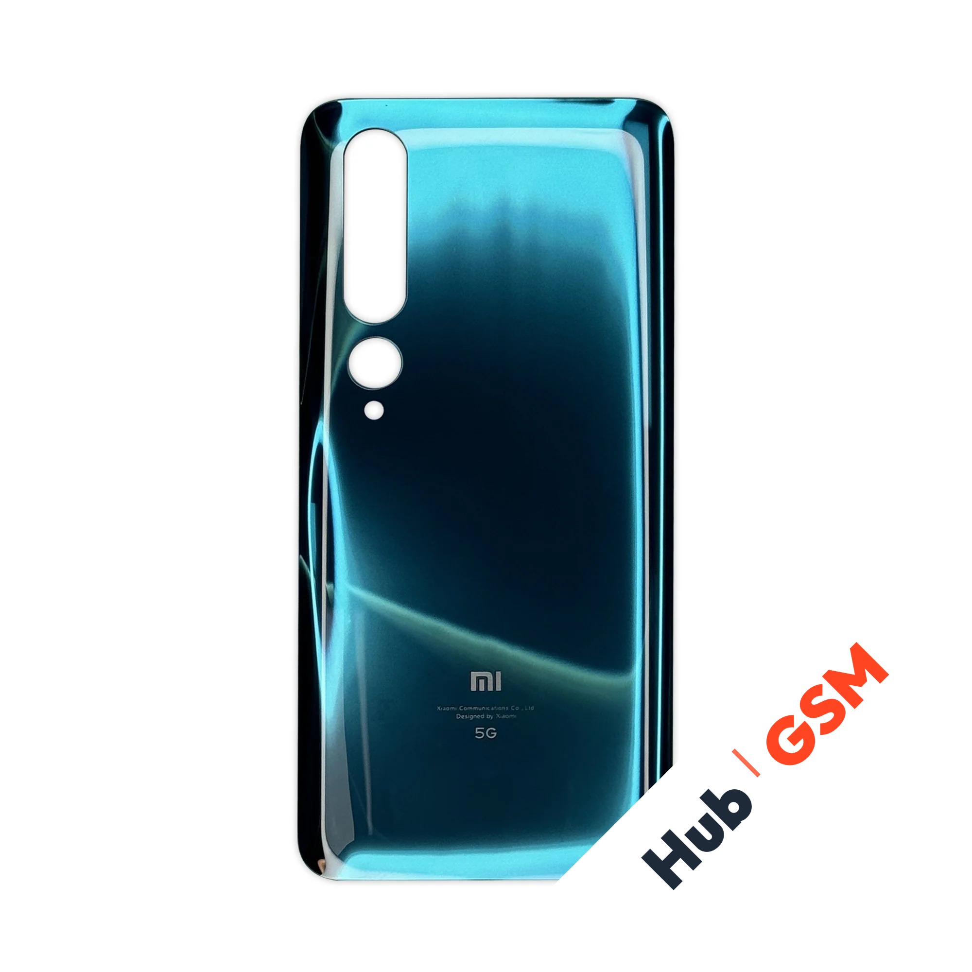 Задняя крышка Xiaomi Mi 10 5G (M2001J2G) / Mi 10 Pro (M2001J1G) (Зеленый) Premium