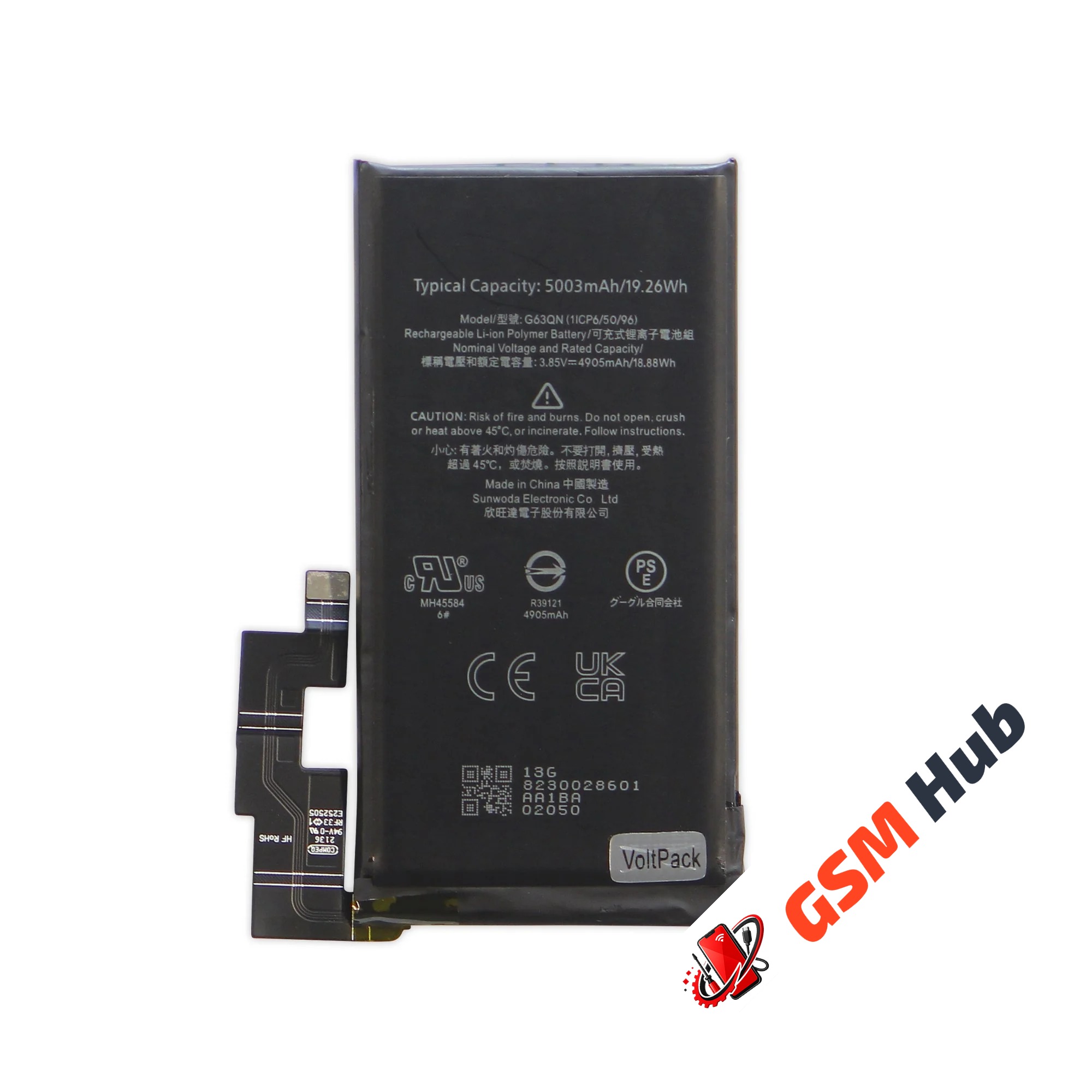 Аккумулятор Google Pixel 6 Pro 5003mAh VoltPack