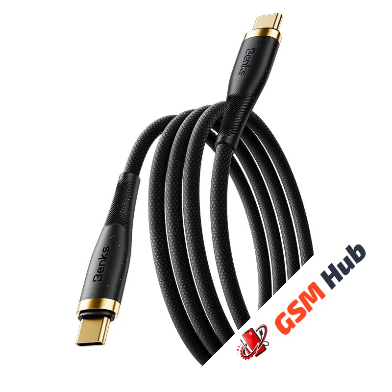 Кабель Benks D47 USB-C\USB-C 100W 1m (Black)