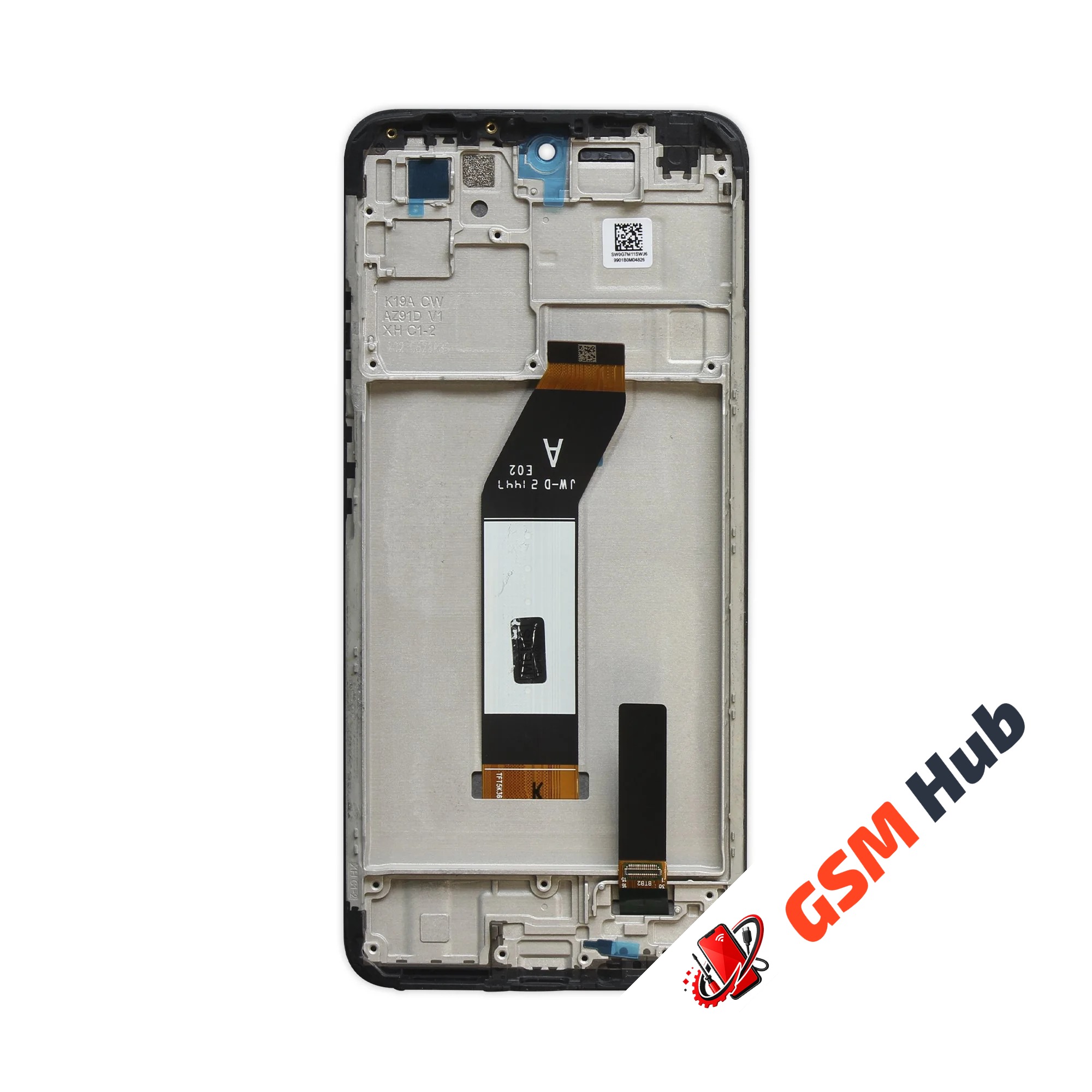 Дисплей Xiaomi Redmi 10 4G (21061119DG) (Оригинал) (В рамке) (Черный) KRYON