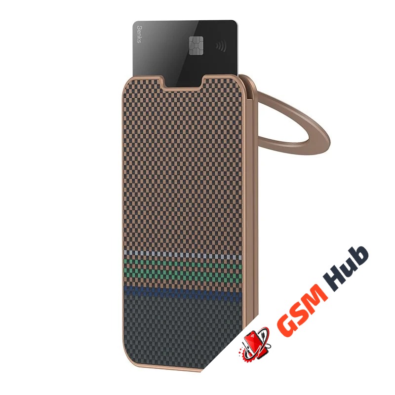 Чехол-бумажник Benks ArmorGo MagSafe Kevlar (Prestige)