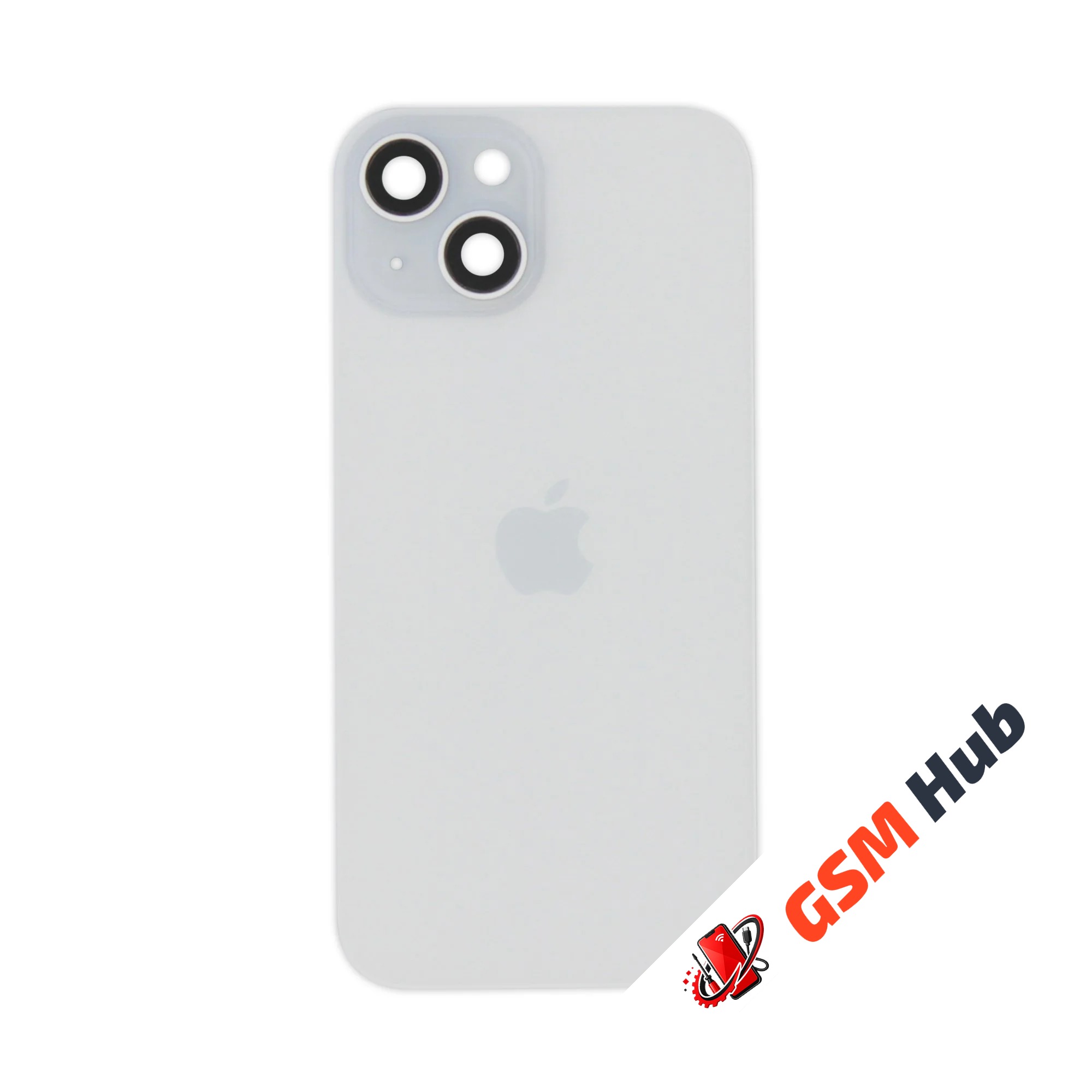 Задняя крышка (стекло) в сборе с рамкой iPhone 15 Оригинал (Blue)