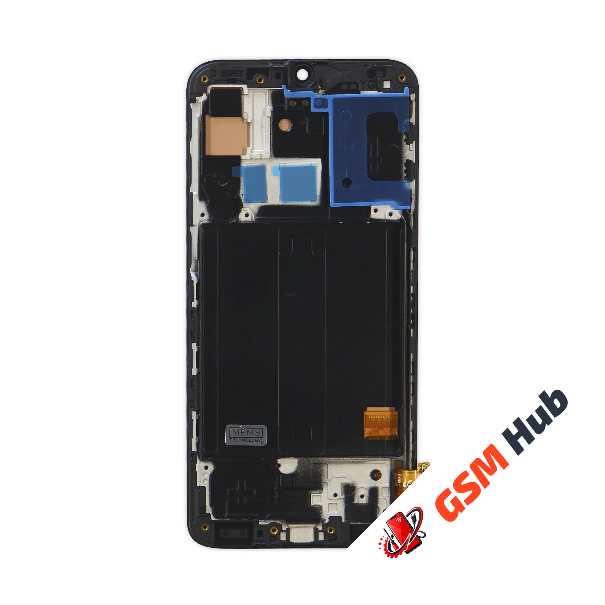 Дисплей Samsung Galaxy A40 (A405F) REF (В рамке) (Черный)