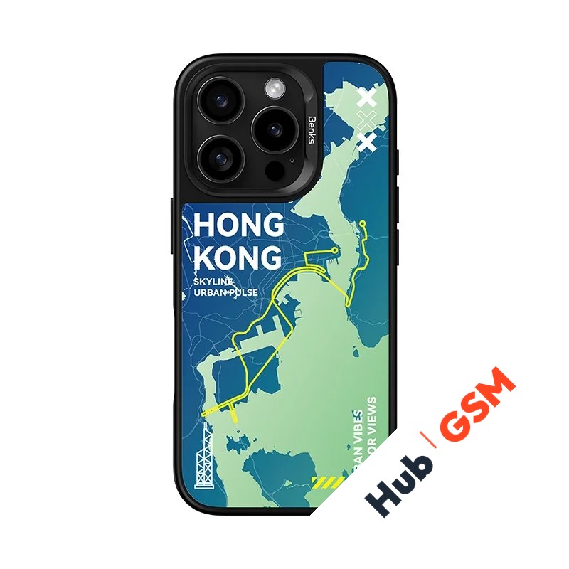 Чехол Benks Dynamic City iPhone 16 Pro (Hong Kong)