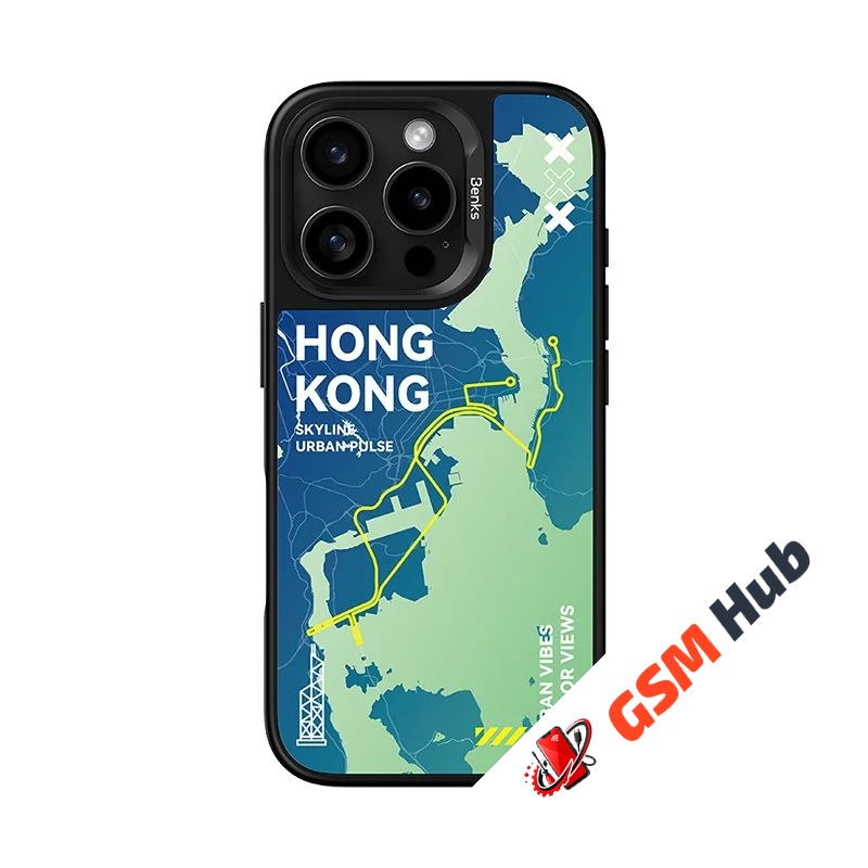 Чехол Benks Dynamic City iPhone 16 Pro (Hong Kong)