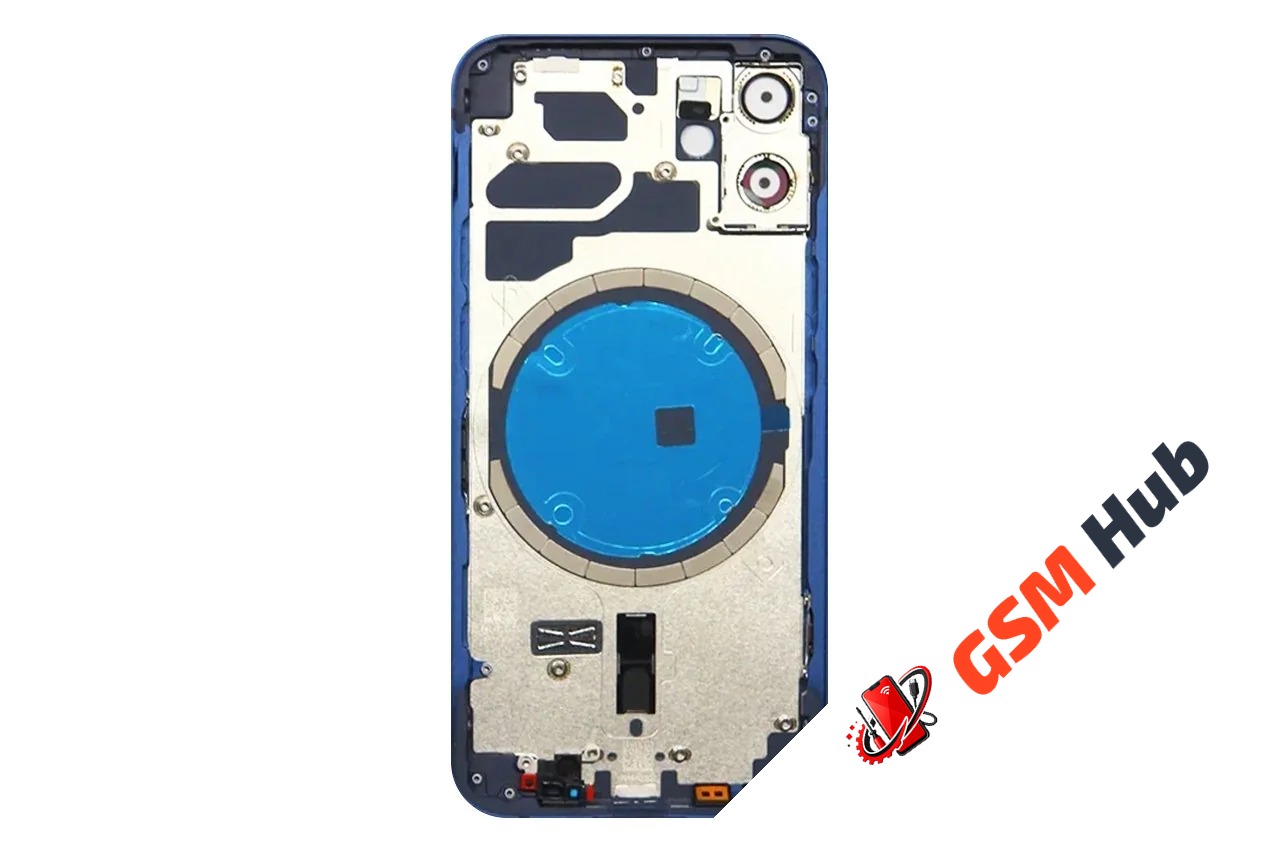 Корпус с кнопками iPhone 12 Mini Оригинал (Blue)