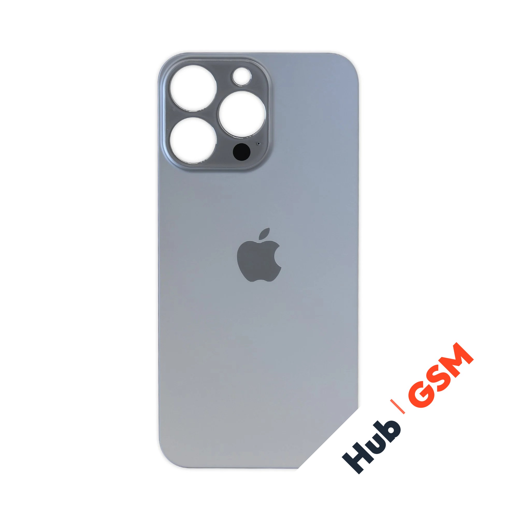 Задняя крышка (стекло) Широкий вырез iPhone 13 Pro Max (Sierra Blue)