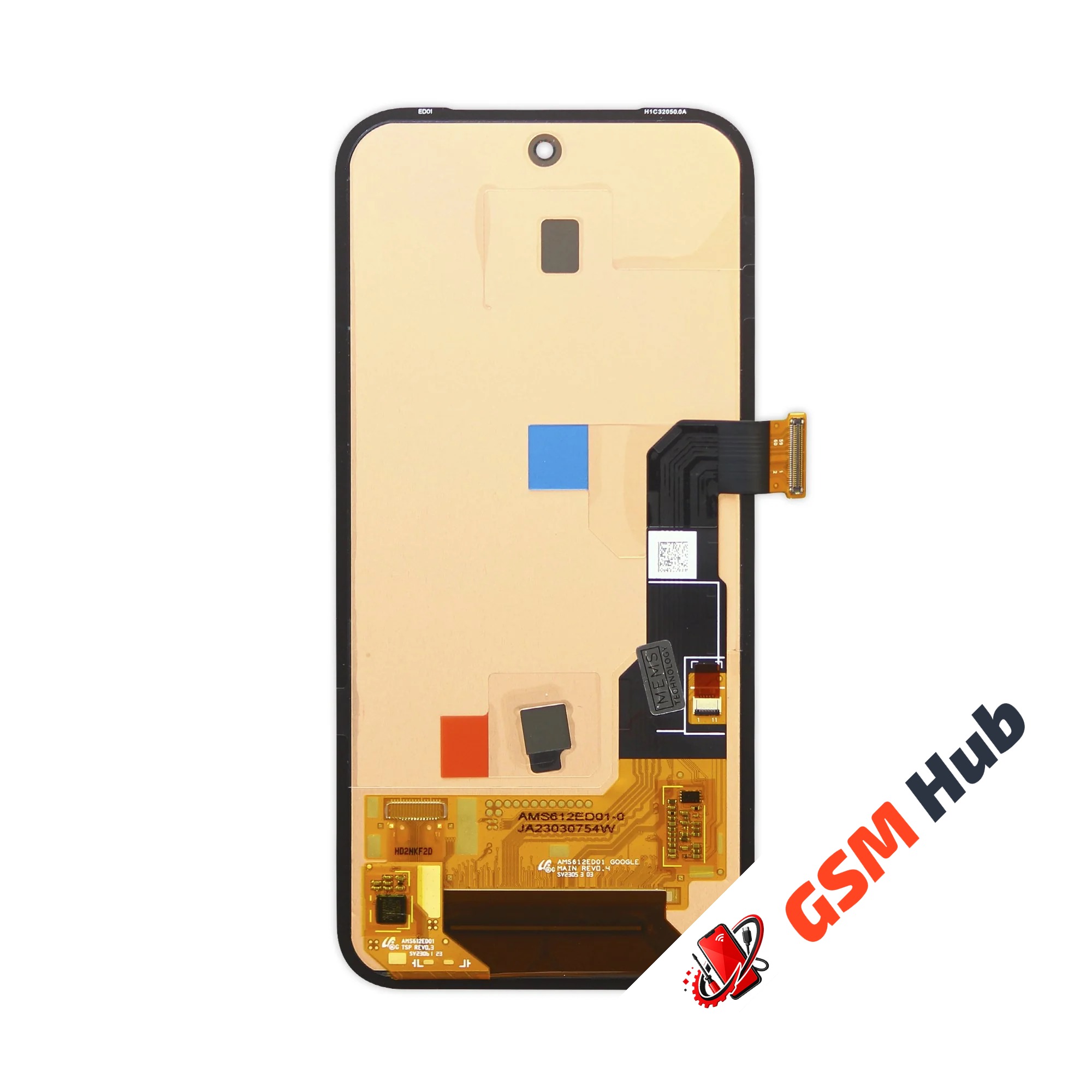 Дисплей Google Pixel 8A (GKV4X/G6GPR/G8HHN/G576D) (Оригинал) (Черный) KRYON