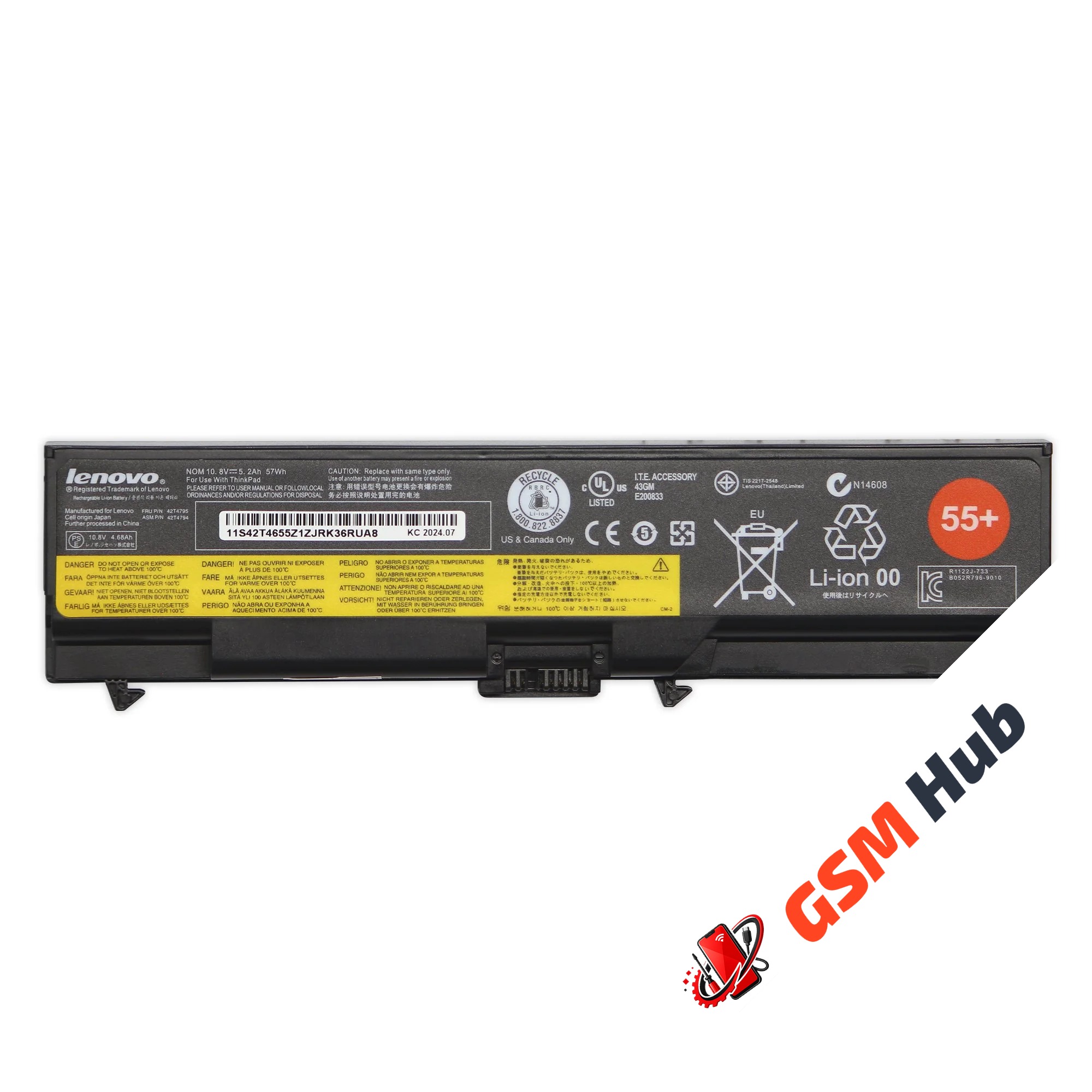 Аккумулятор IBM Lenovo ThinkPad T410 / T420 / 5200mAh / 10.8V-11.1V