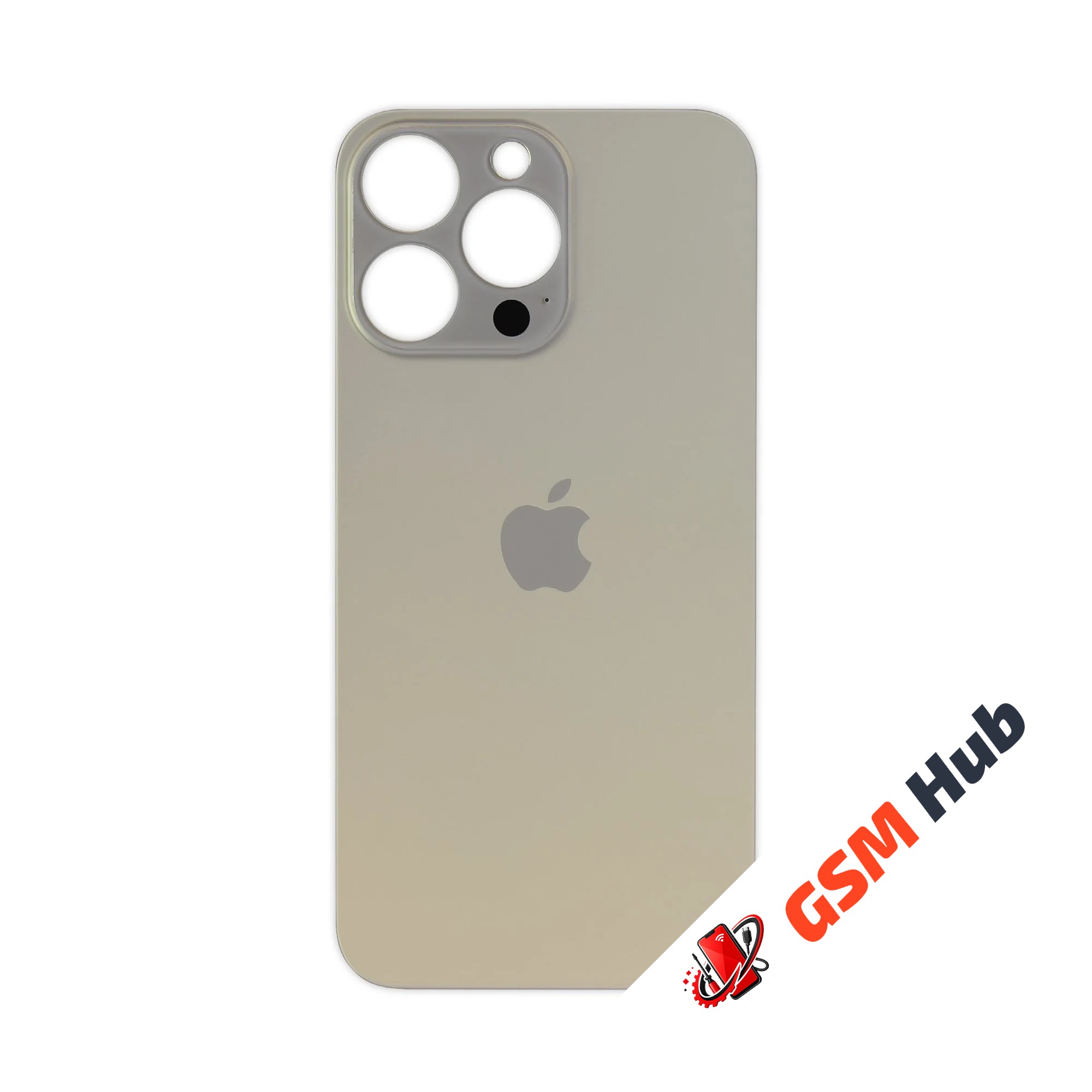 Задняя крышка (стекло) Широкий вырез iPhone 13 Pro (Gold)