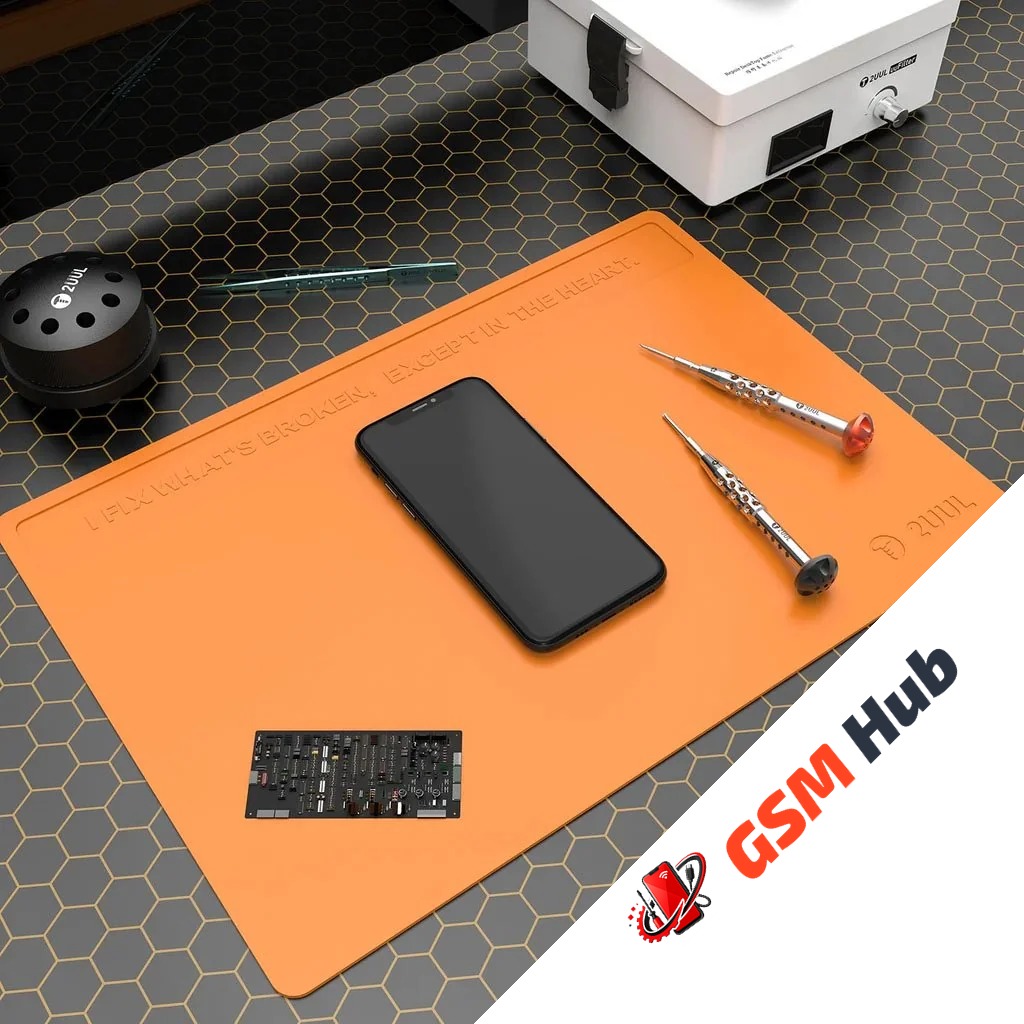 Коврик жаростойкий 2UUL ST85 (28х40см) (антистатический) (Оранжевый)