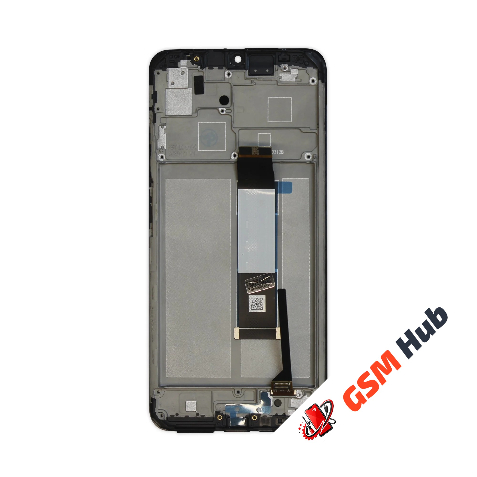 Дисплей Xiaomi Poco M3 (M2010J19CG) (Оригинал) (В рамке) (Черный) KRYON