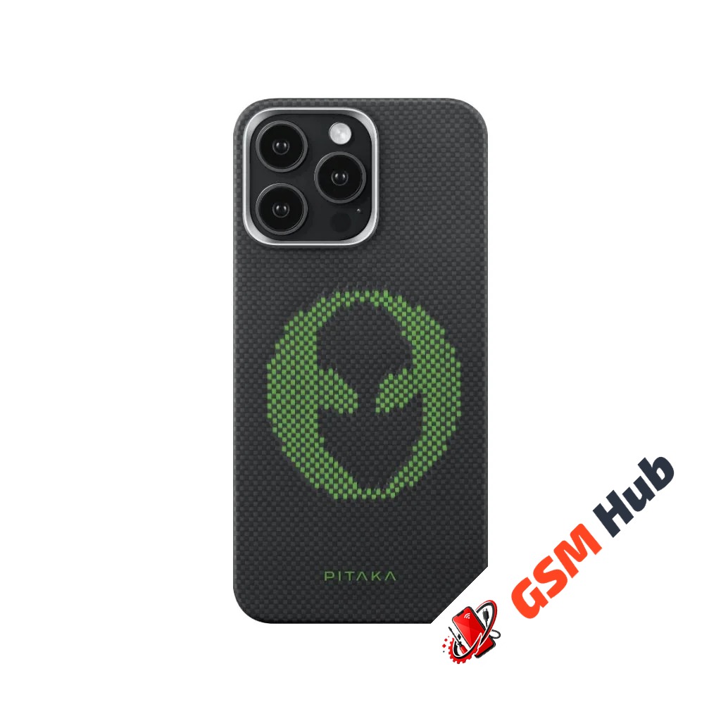 Чехол PITAKA Classic Case iPhone 15 Pro (Alien)