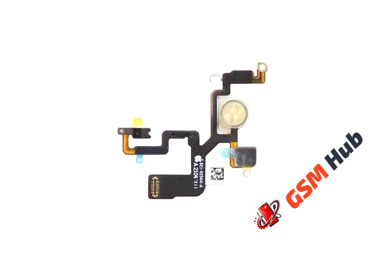 Шлейф вспышки и микрофона iPhone 12 Pro Max Оригинал