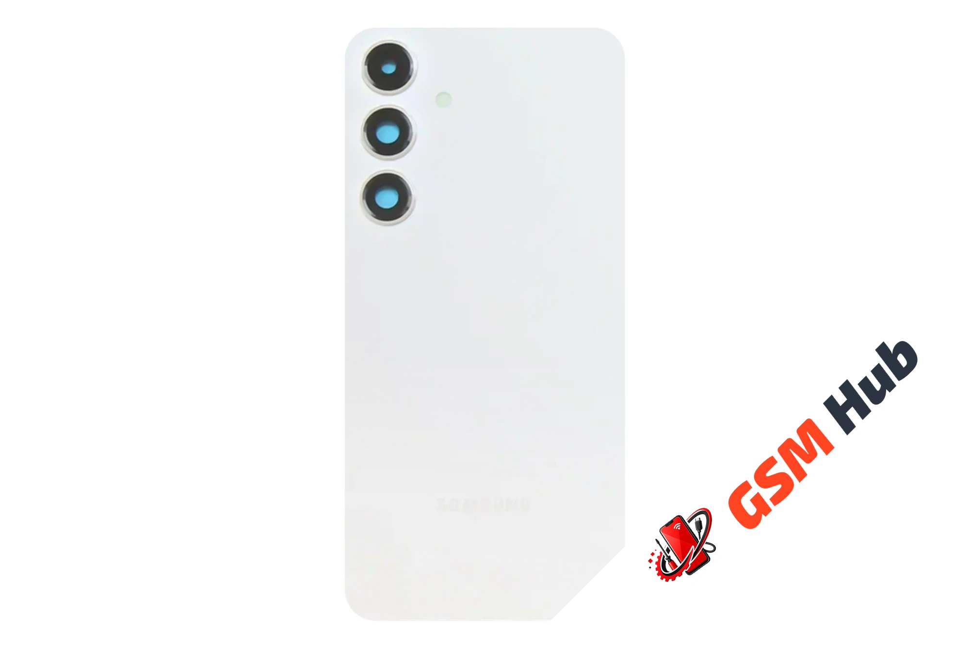 Задняя крышка Samsung Galaxy S24+ (S926B) (Серый) (Со стеклом камеры) Premium