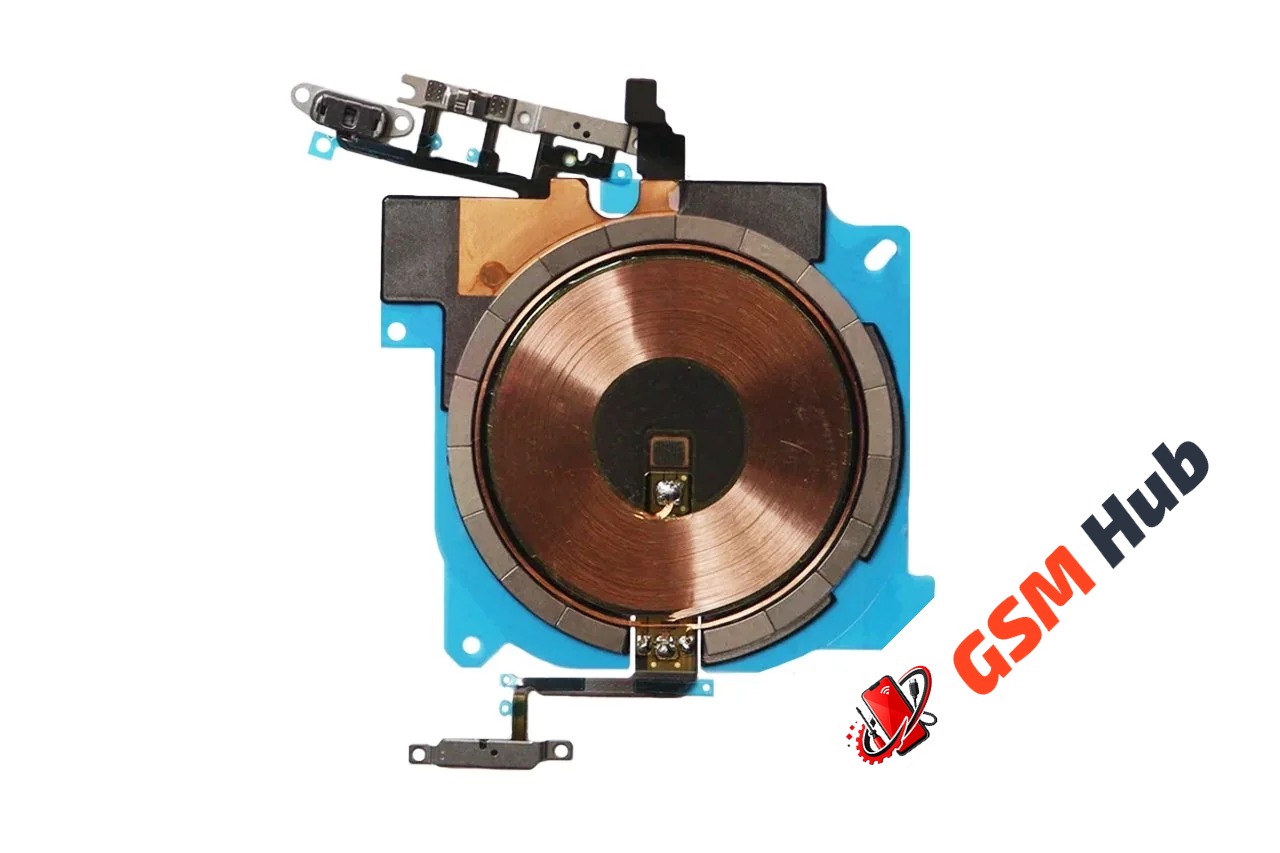 Шлейф кнопки включения и кнопок громкости + беспроводная зарядка iPhone 13 Pro Оригинал