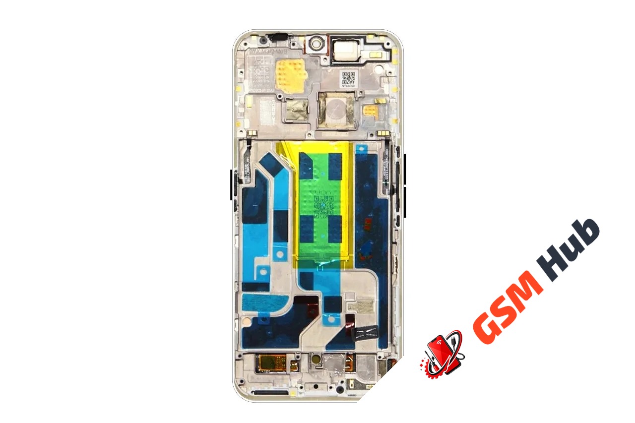 Дисплей Nothing Phone 2A (Оригинал) (В рамке) (Белый) KRYON