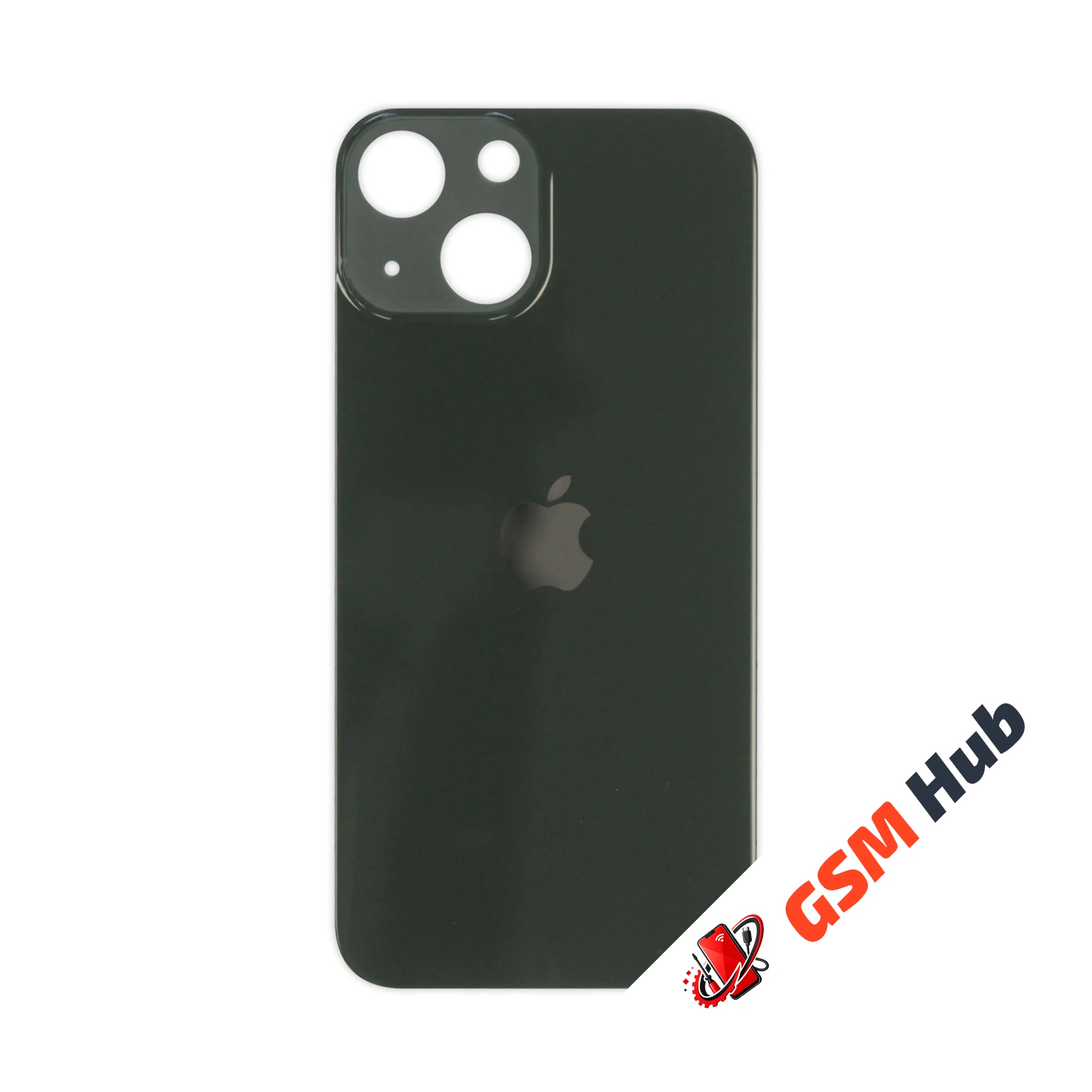 Задняя крышка (стекло) Узкий вырез iPhone 13 Mini (Green)