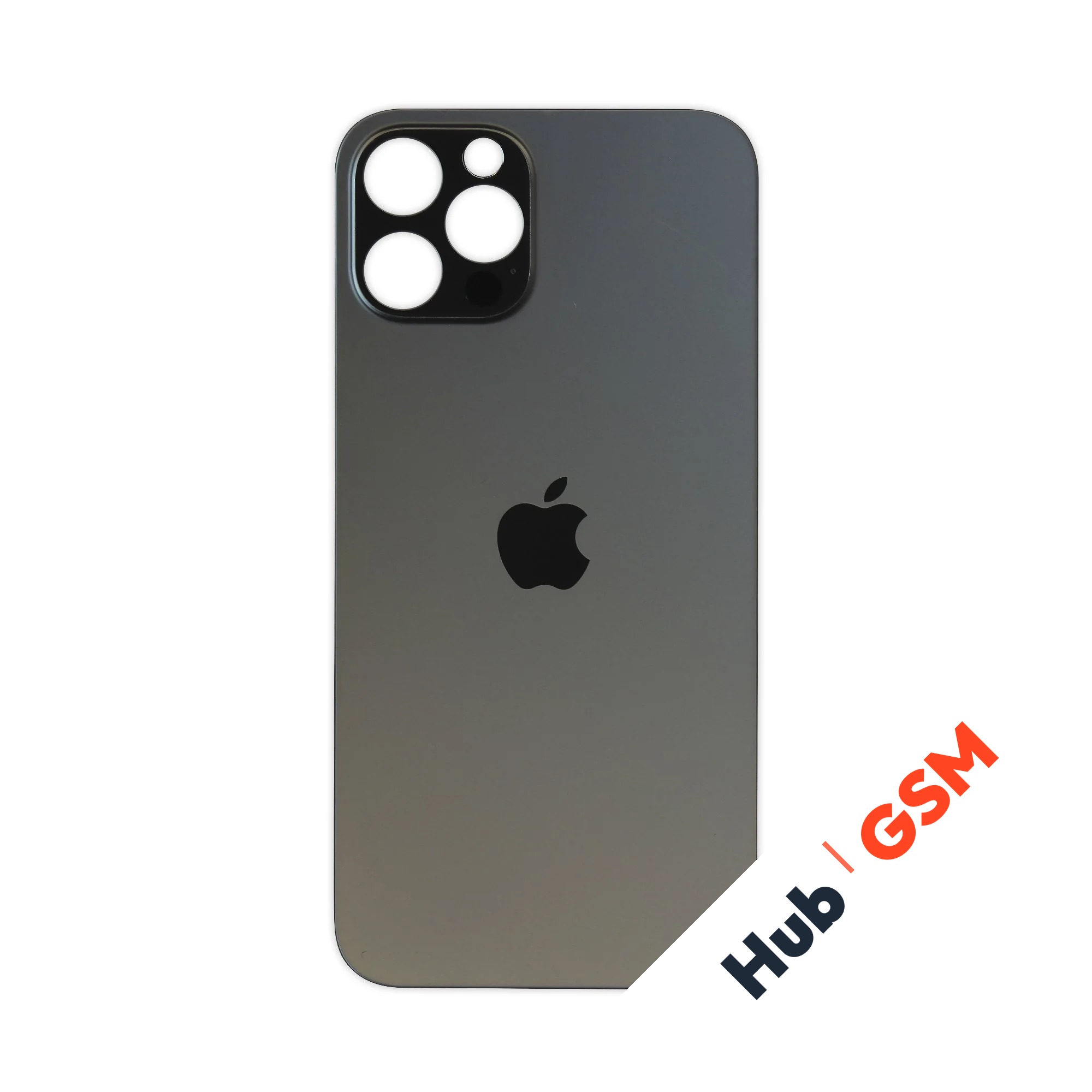 Задняя крышка (стекло) Широкий вырез iPhone 12 Pro (Graphite)