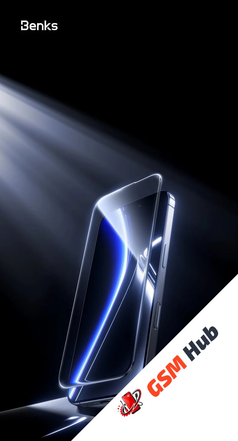 Защитное стекло сапфировое Benks iPhone 16 Pro (0.3)
