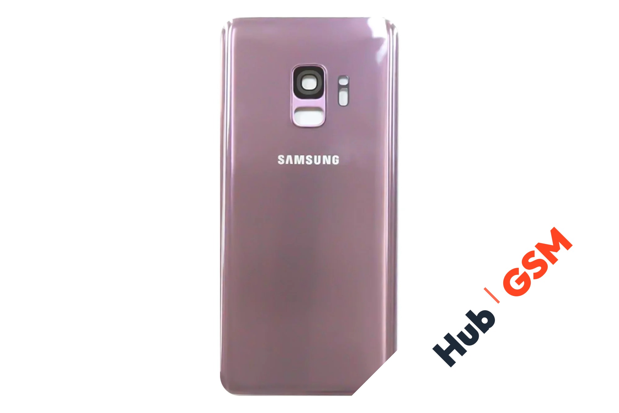 Задняя крышка Samsung Galaxy S9 (G960F) (Фиолетовый) (Со стеклом камеры) Premium