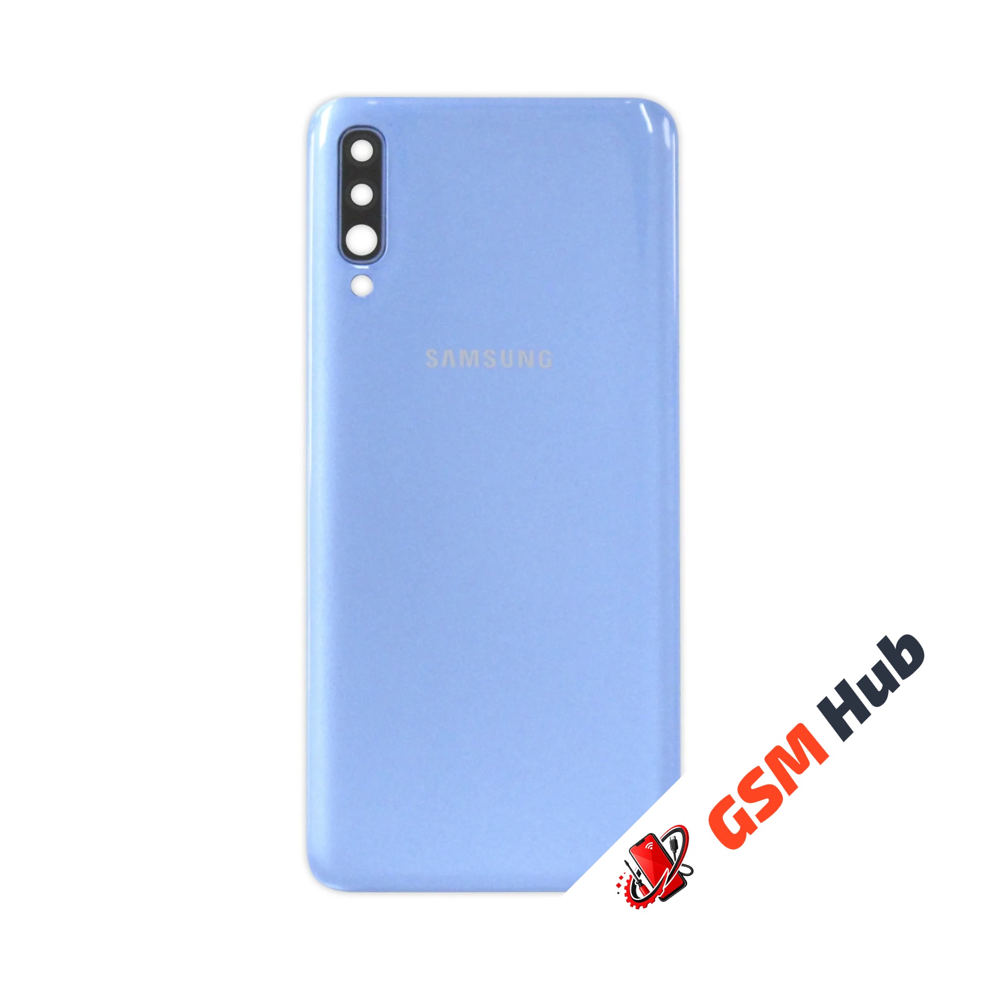 Задняя крышка Samsung Galaxy A70 (A705F) (Синий) (Со стеклом камеры) Premium