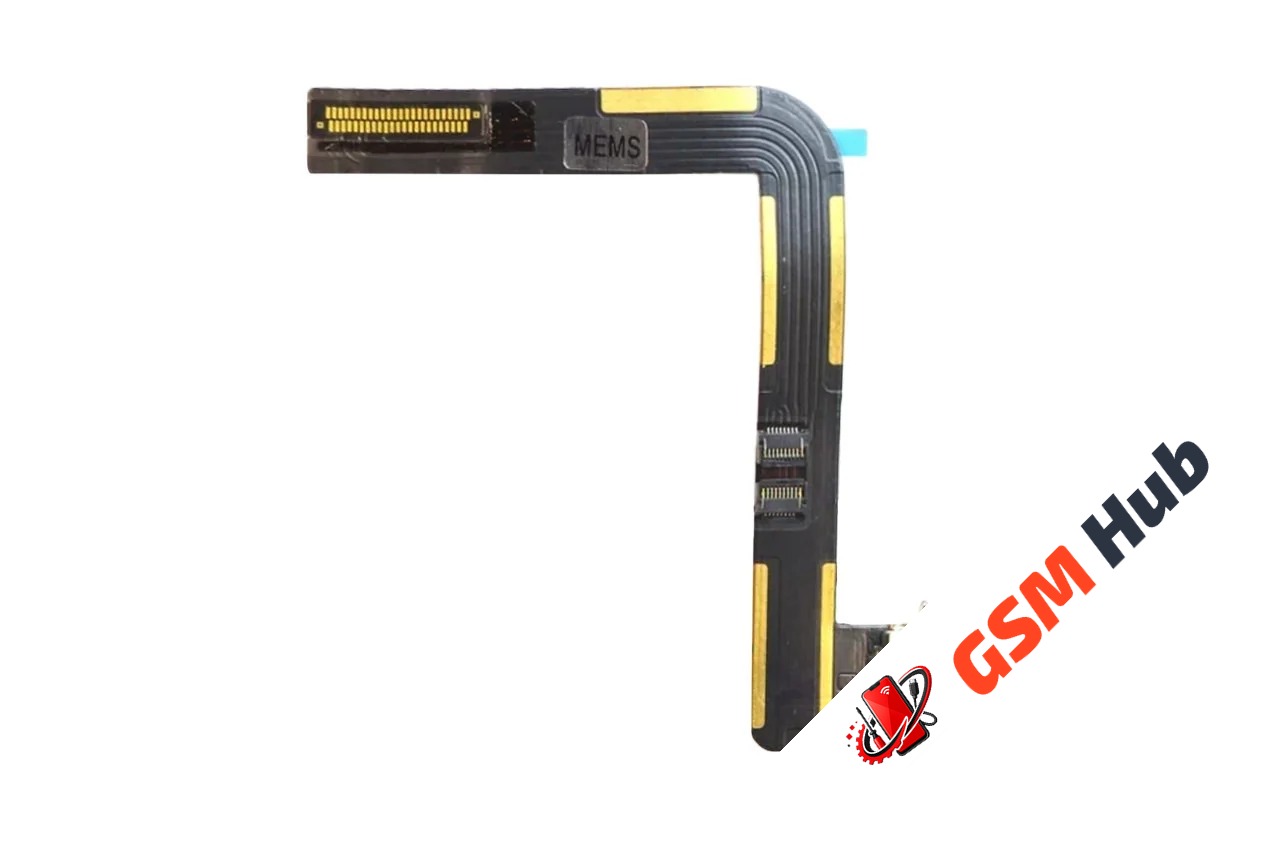 Шлейф с разъемом зарядки iPad 5 (2017) / 6 (2018) Оригинал (Белый)