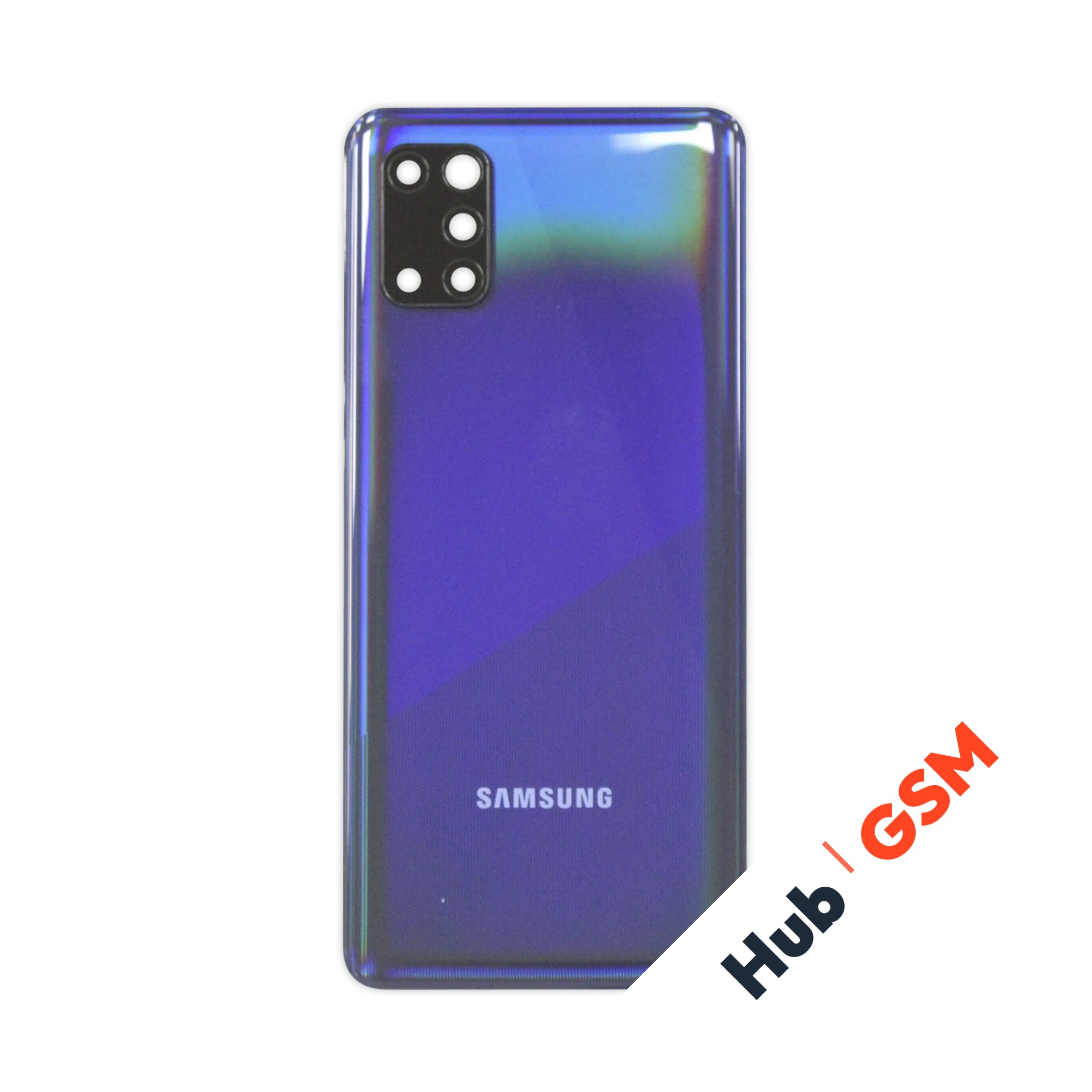 Задняя крышка Samsung Galaxy A31 (A315F) (Синий) (Со стеклом камеры) Premium