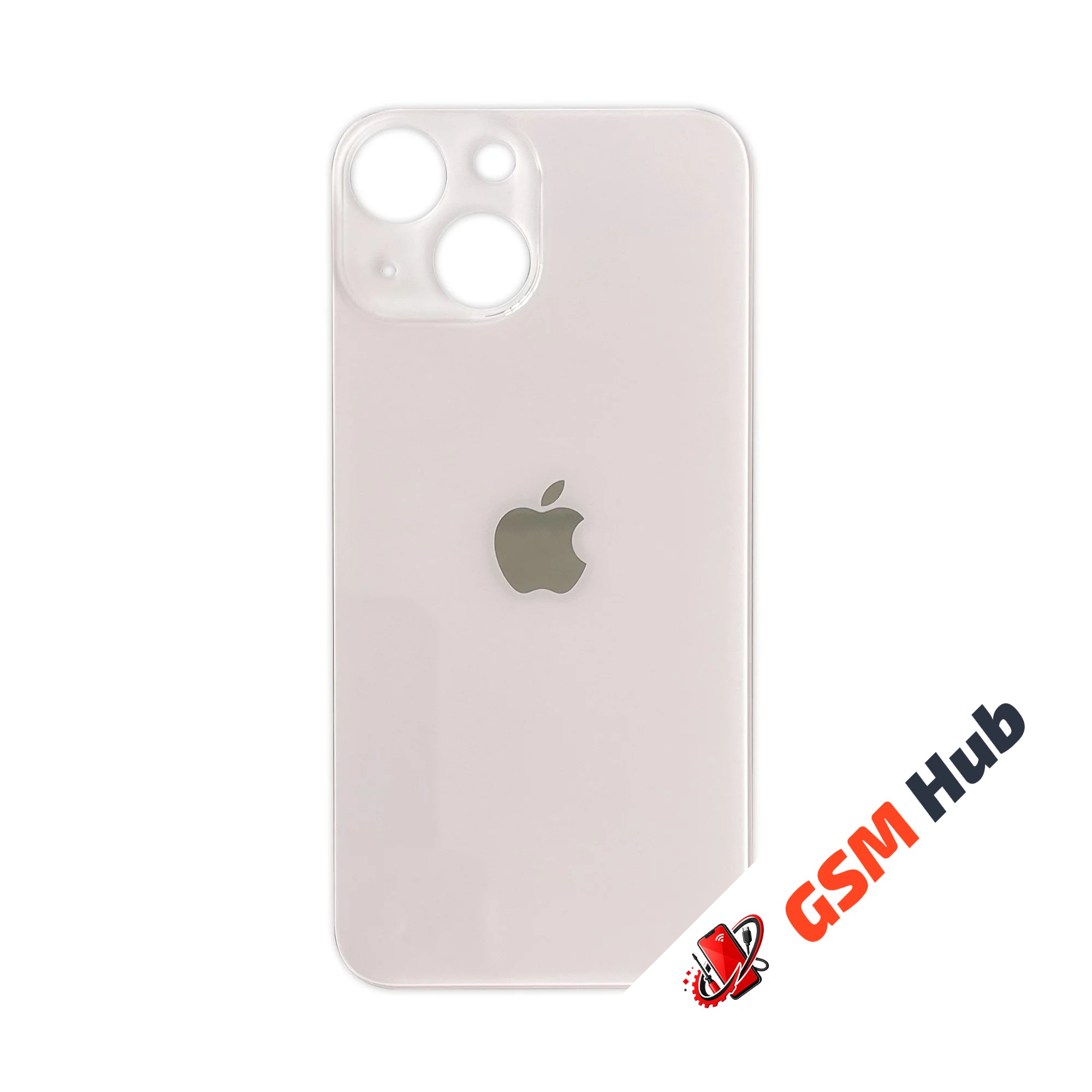 Задняя крышка (стекло) Широкий вырез iPhone 13 Mini (Pink)