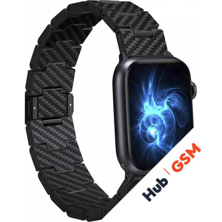 Браслет Карбоновый PITAKA Apple Watch 38-49mm (Retro)