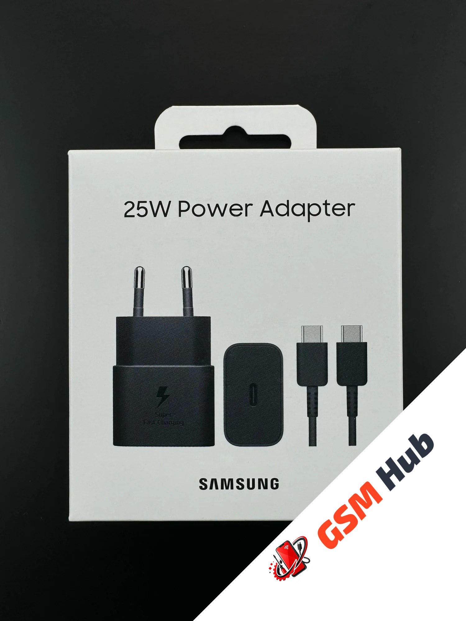 Зарядное устройство + кабель Samsung Travel 25W Black Service Pack 100% OR