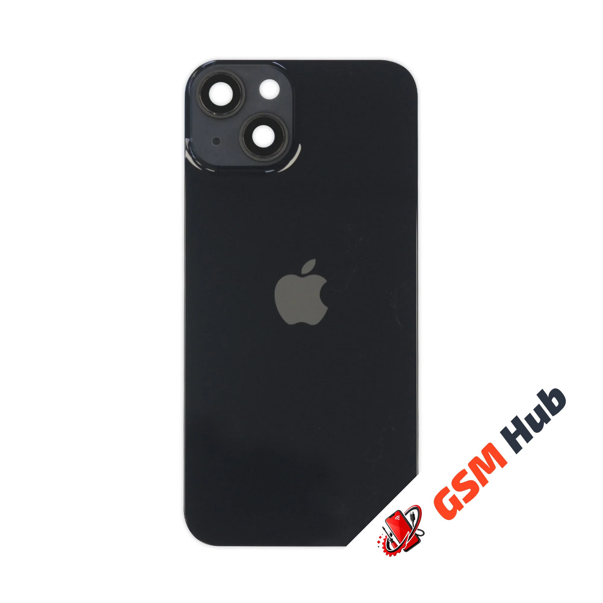 Задняя крышка (стекло) в сборе с рамкой iPhone 14 Оригинал (Midnight)