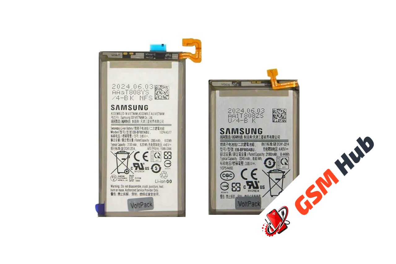 Аккумулятор Samsung Z Fold SM-F900 (EB-BF901ABU) 2135 mAh (Комплект из 2-х АКБ) VoltPack