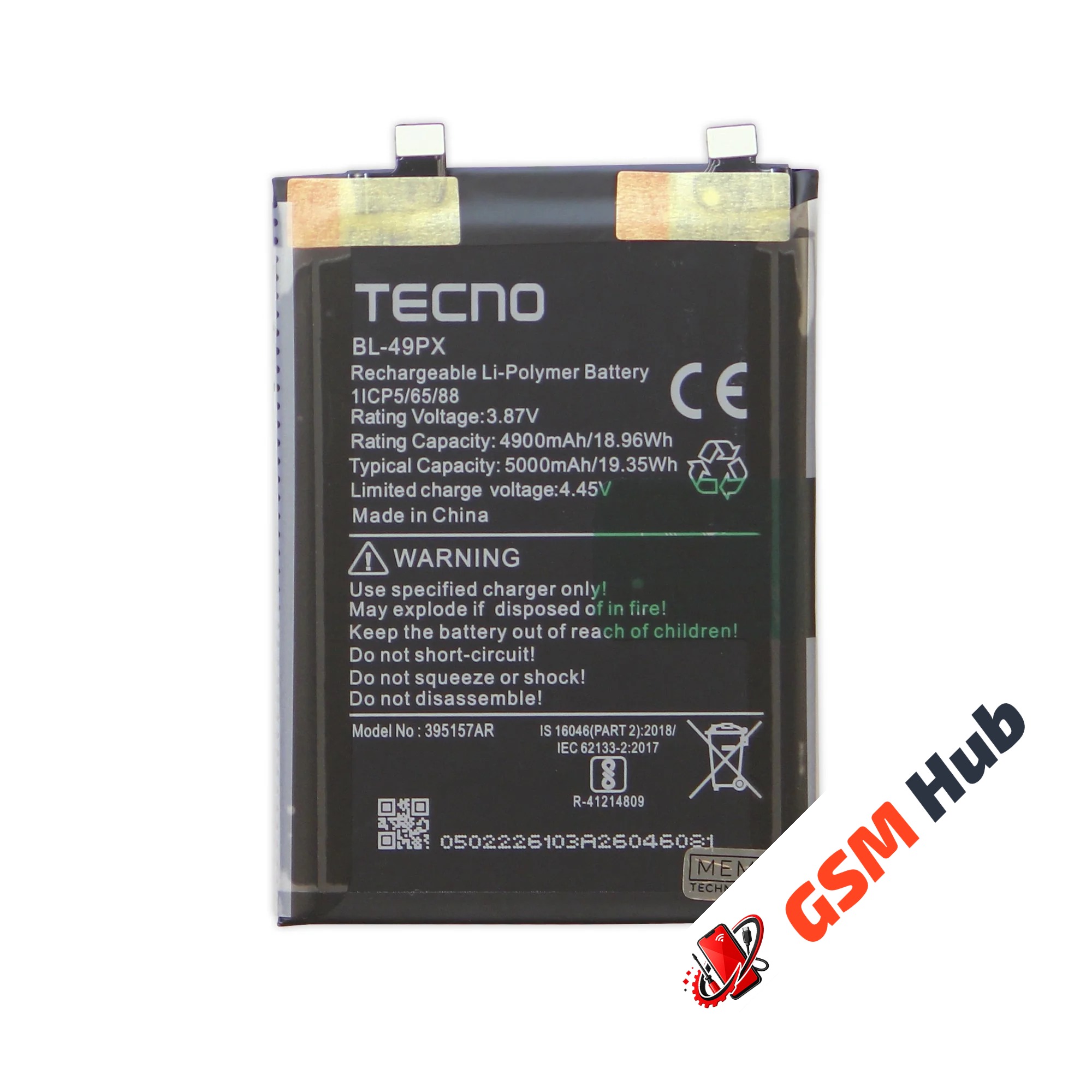 Аккумулятор Infinix Note 30 Pro /Note 30 VIP /GT 10 Pro /Zero 30 (BL-49PX) 5000mAh VoltPack