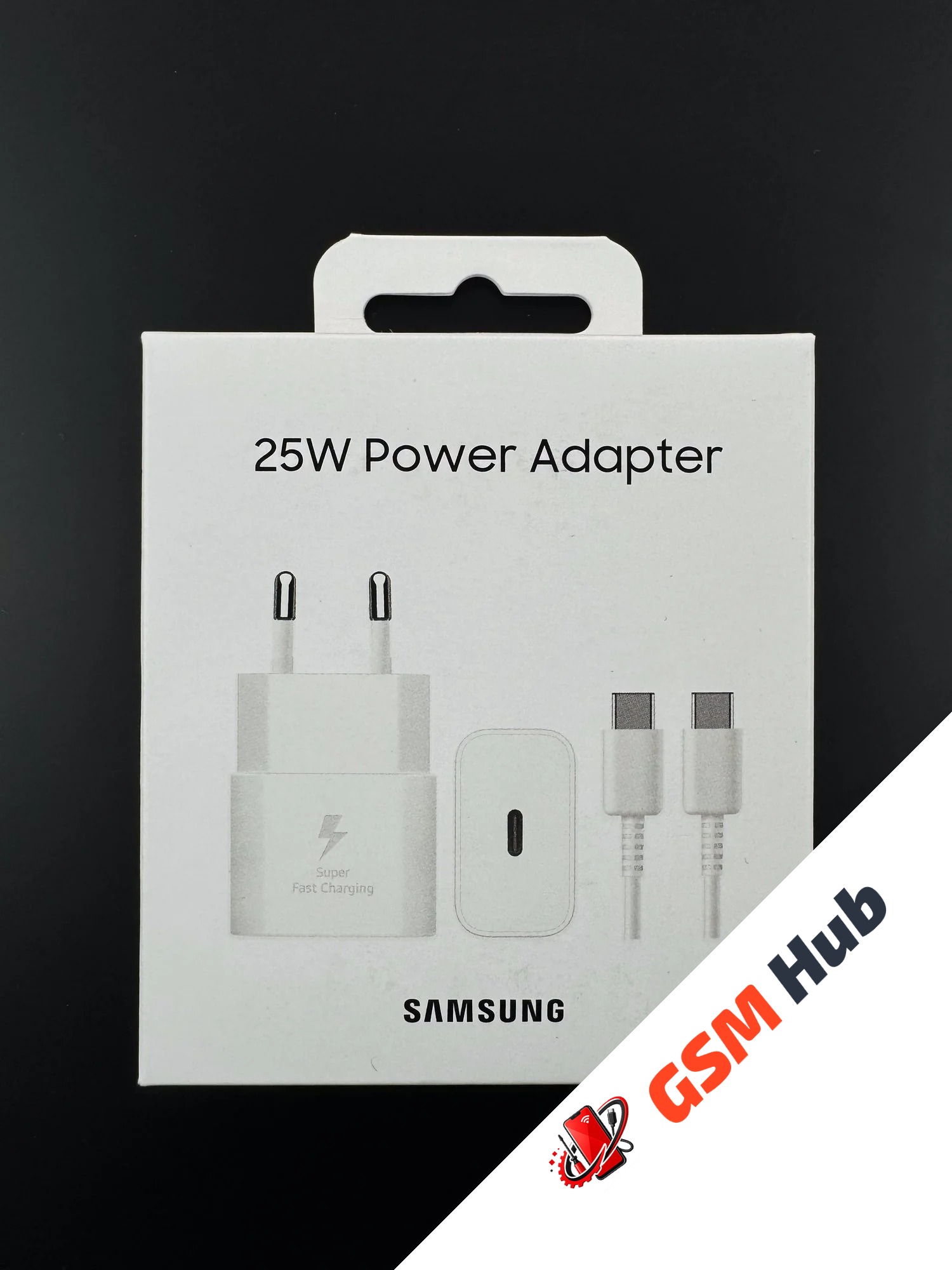 Зарядное устройство + кабель Samsung Travel 25W White Service Pack 100% OR