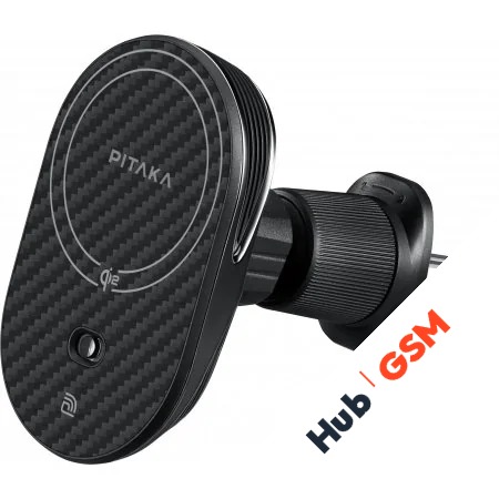 Держатель Pitaka MagSafe+Vent MagEZ Car Mount Pro 2 Qi 2